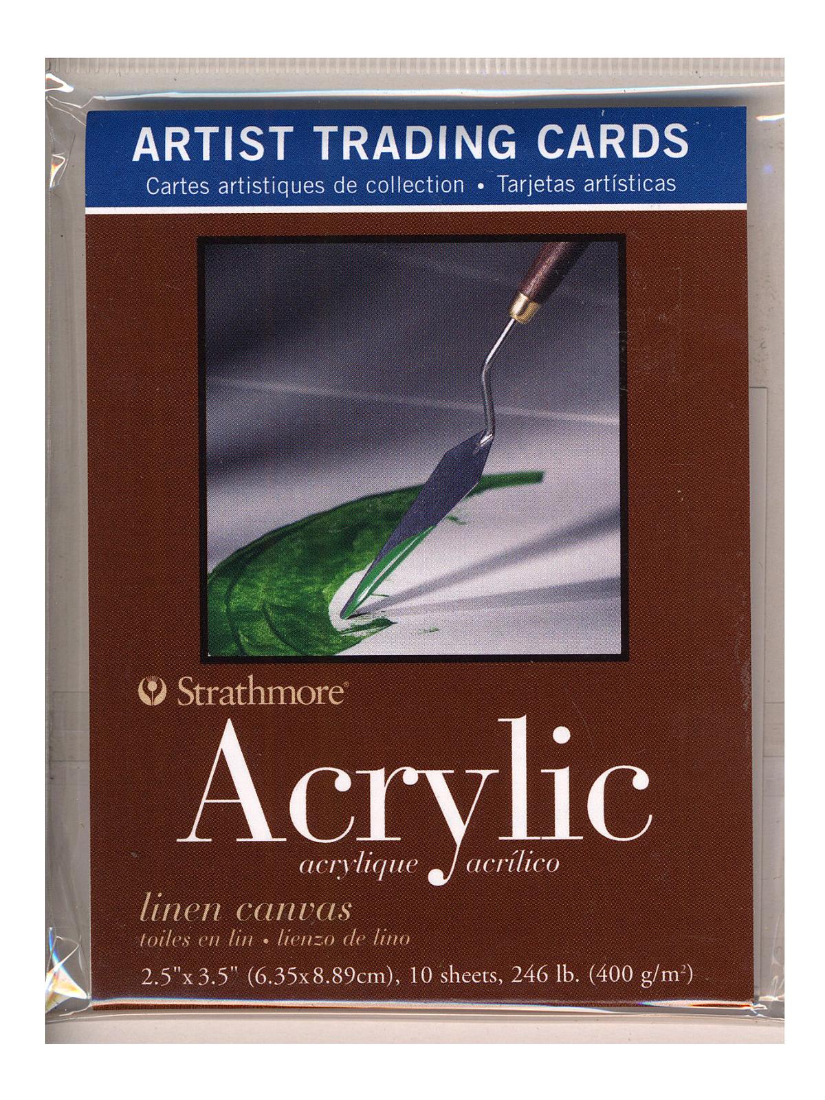 Artist Trading Cards 400 Series Acrylic pack of 10