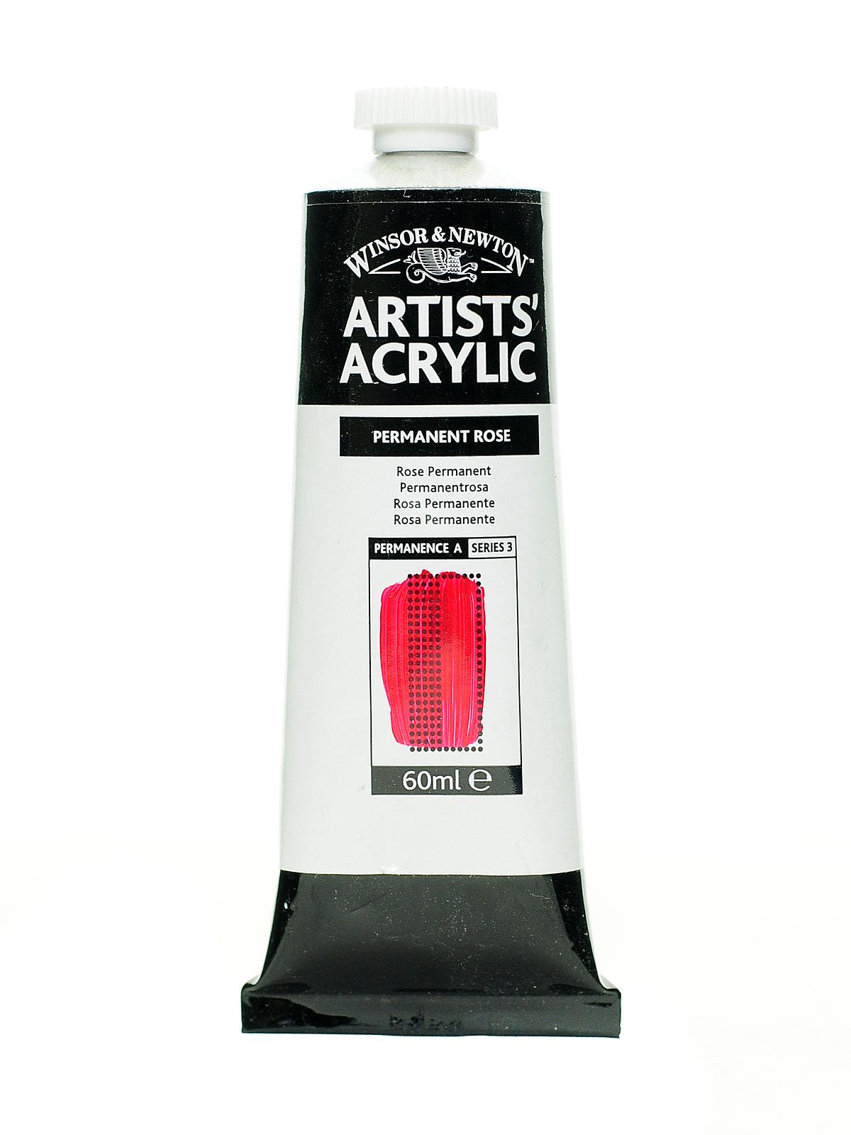 Professional Acrylic Colours permanent rose 60 ml 502