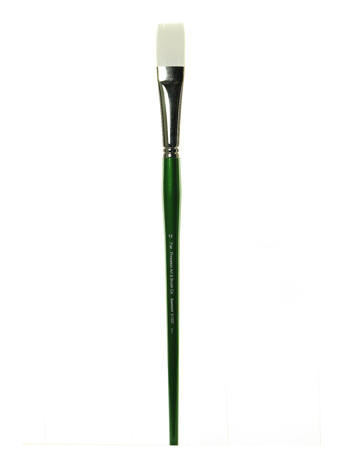 Series 6100 Summit White Synthetic Long Handle Brushes 12 flat
