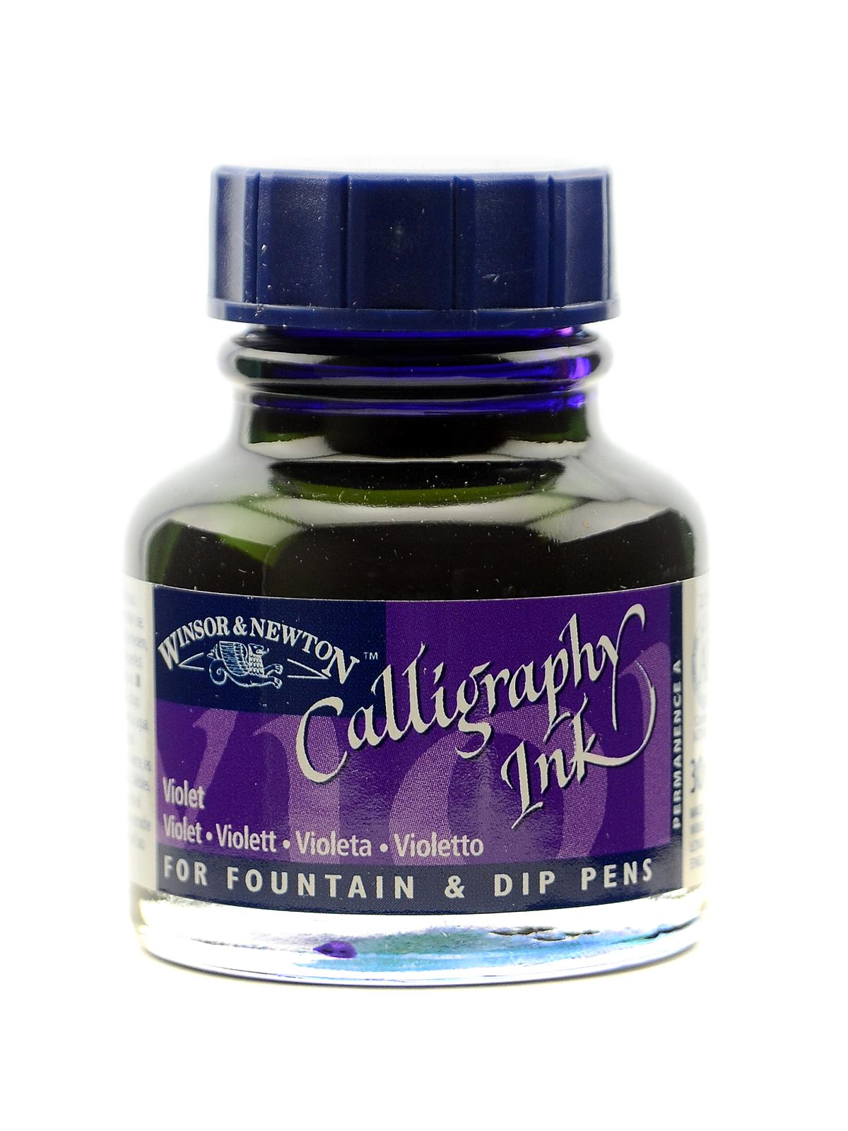 Calligraphy Ink violet 1 oz.