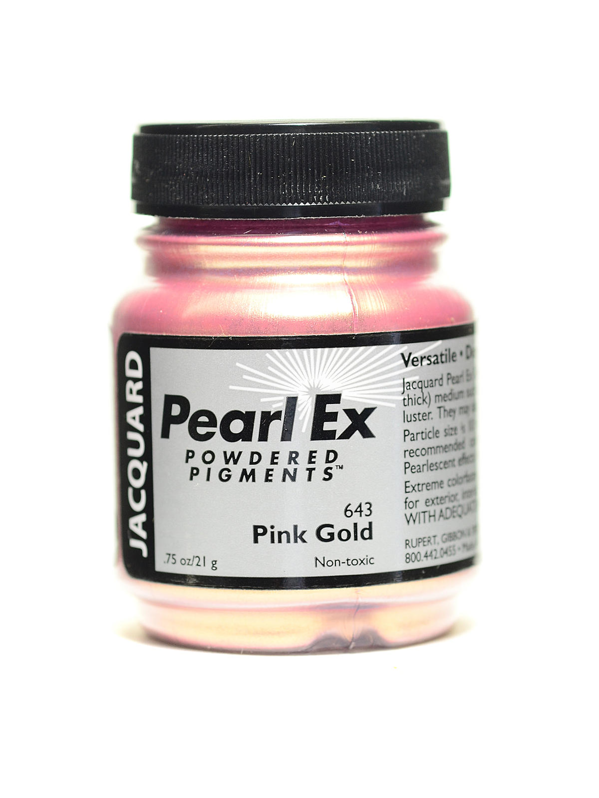 Pearl Ex Powdered Pigments Pink Gold 0.75 Oz.