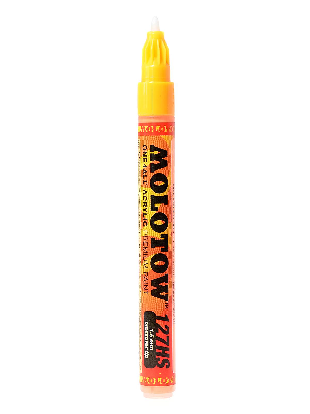 One4all Acrylic Paint Markers 1.5 Mm Neon Orange Fluorescent 218