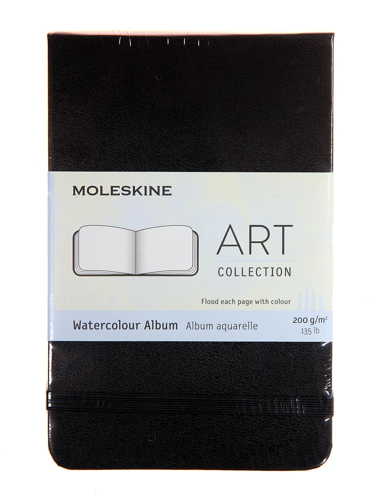 Watercolor Albums 3 1 2 in. x 5 1 2 in. 60 pages black