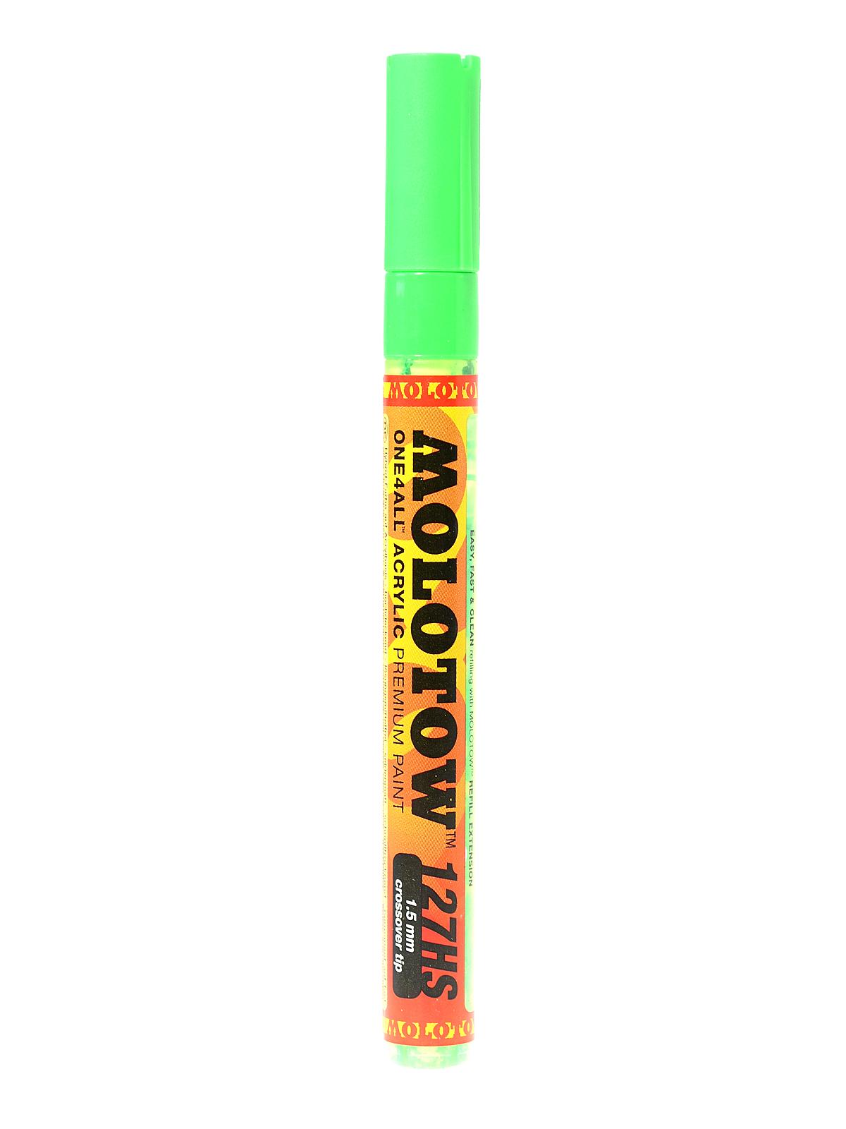 One4all Acrylic Paint Markers 1.5 Mm Neon Green Fluorescent 219