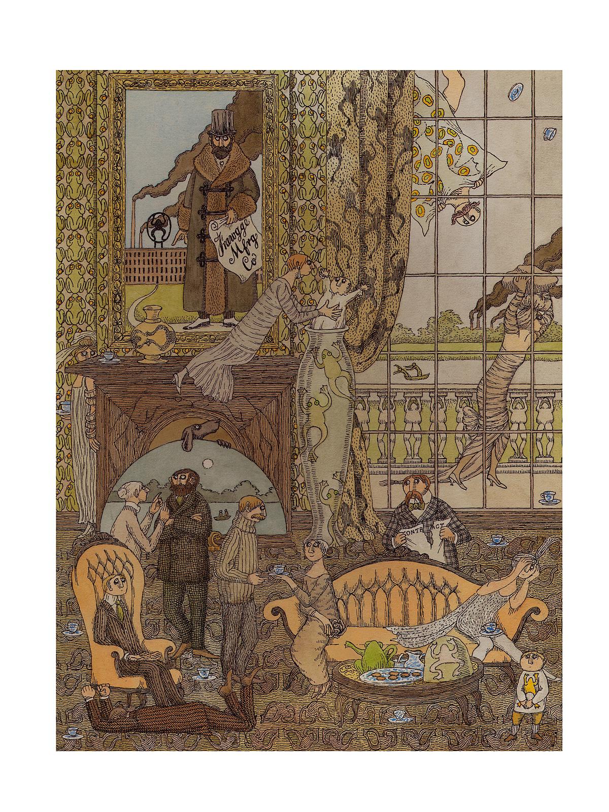 1000-Piece Jigsaw Puzzles Edward Gorey Illustration