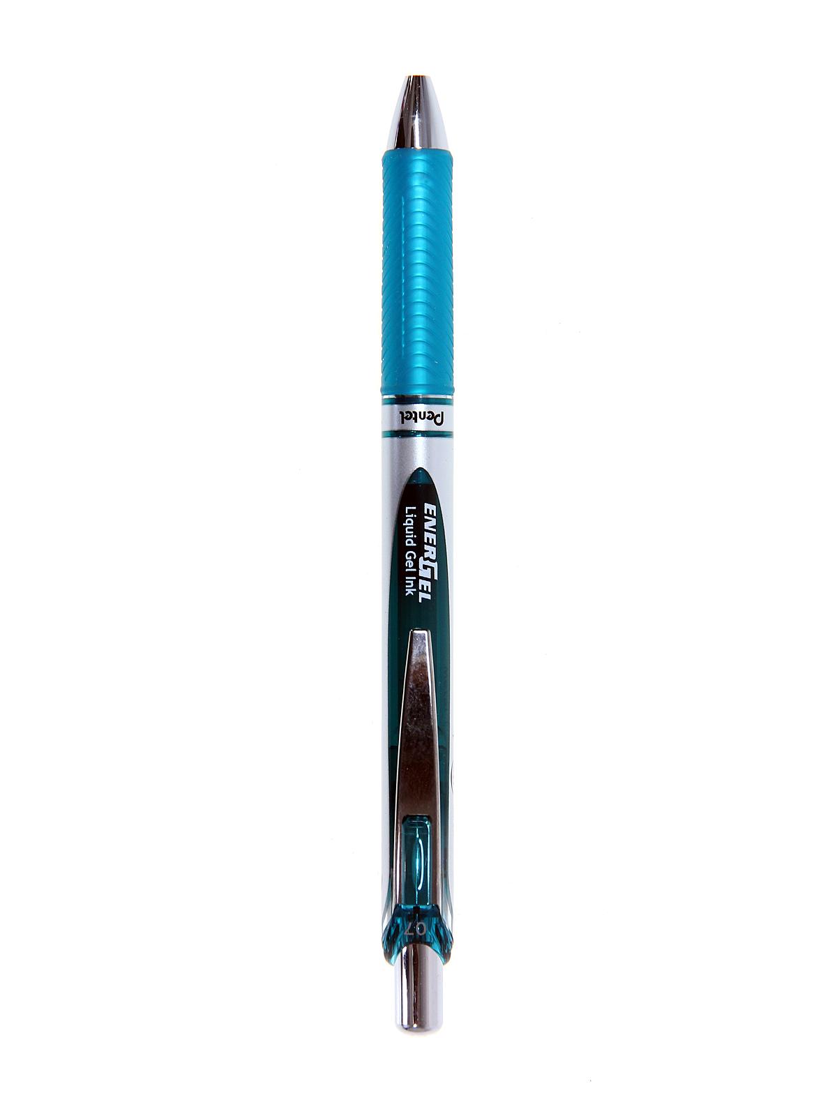 EnerGel RTX Retractable Liquid Gel Pen turquoise 0.7 mm each