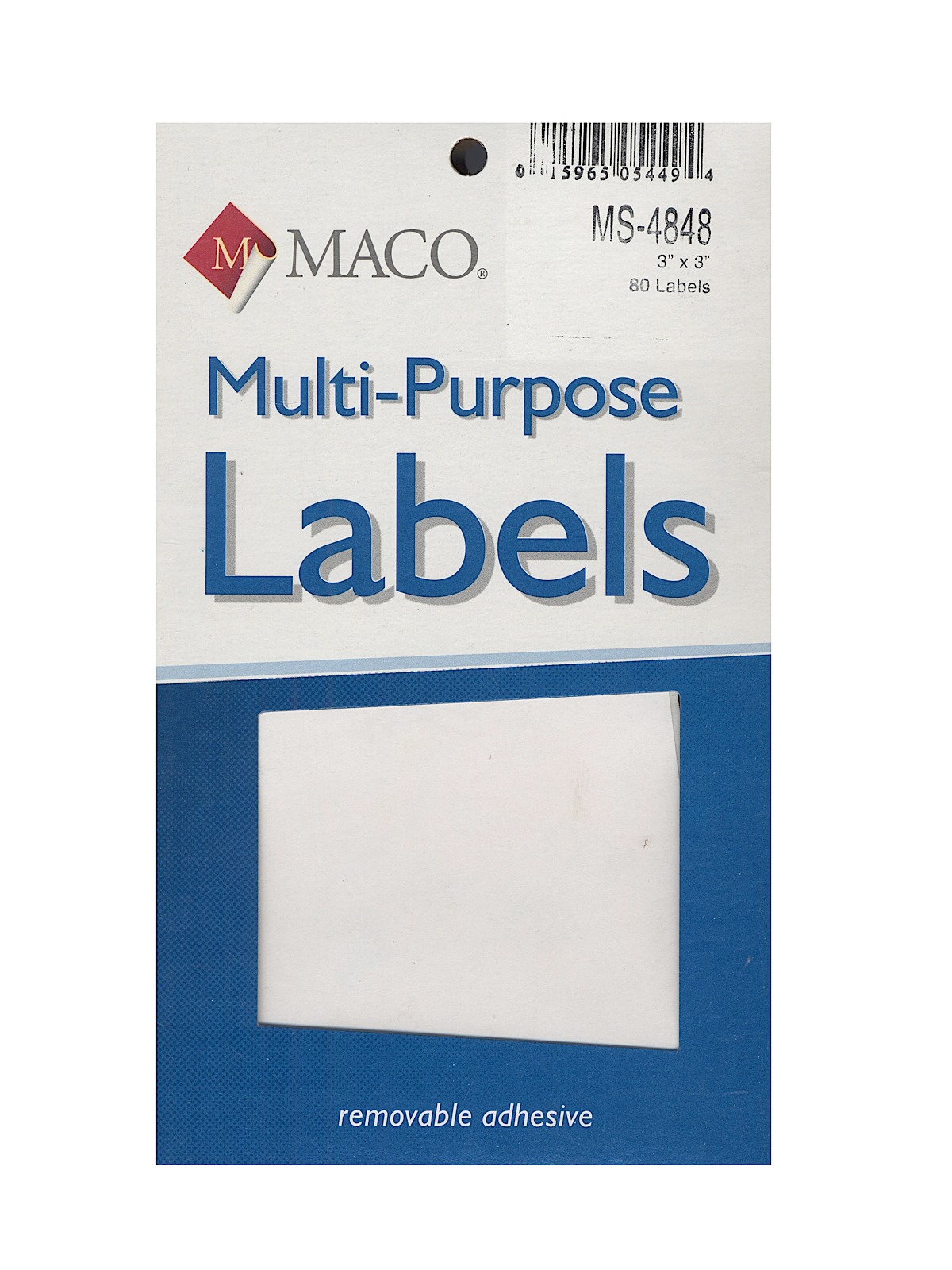 Multi-Purpose Handwrite Labels Square 3 In. X 3 In. Pack Of 80