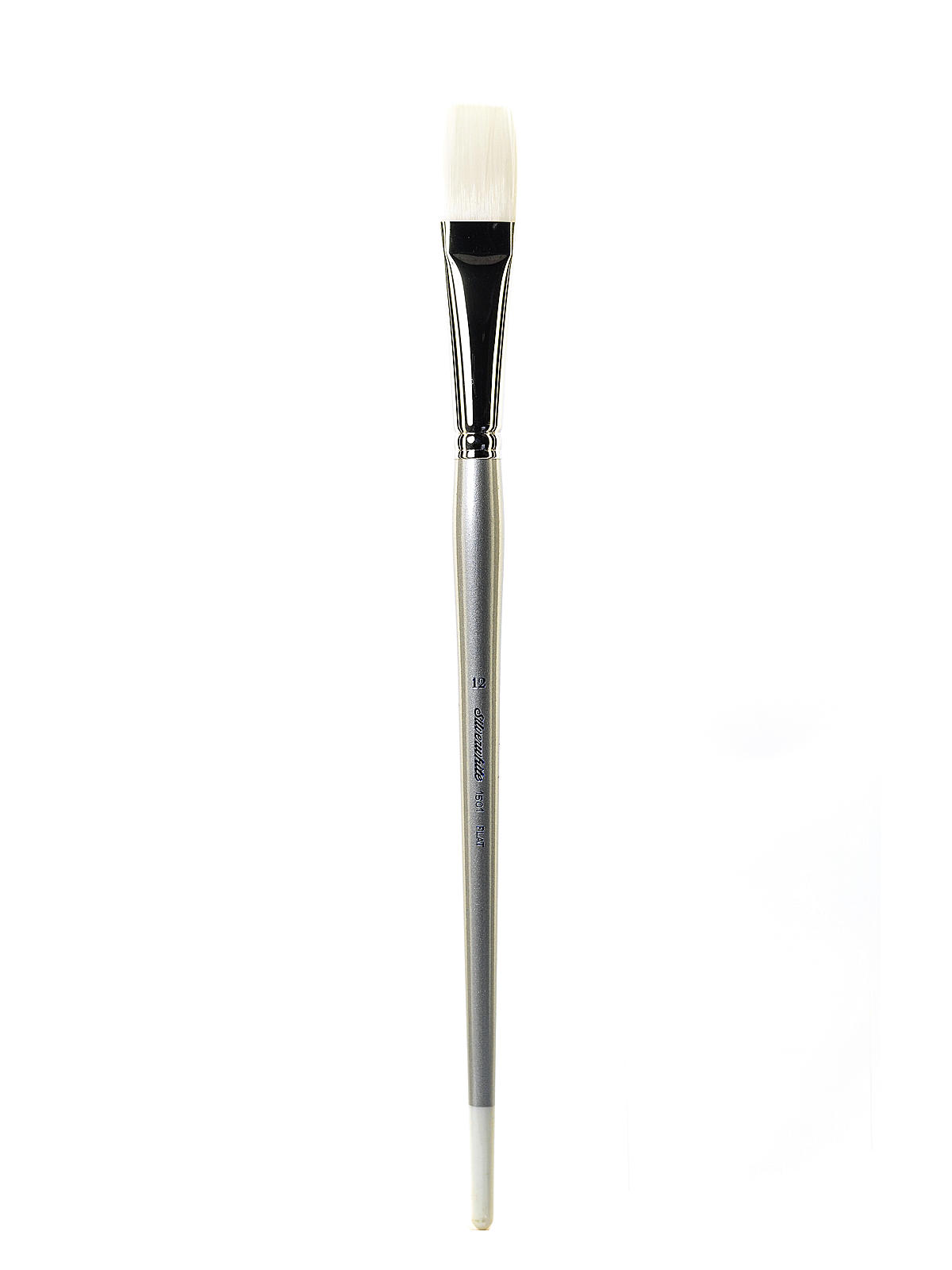 Silverwhite Series Synthetic Brushes Long Handle 12 flat