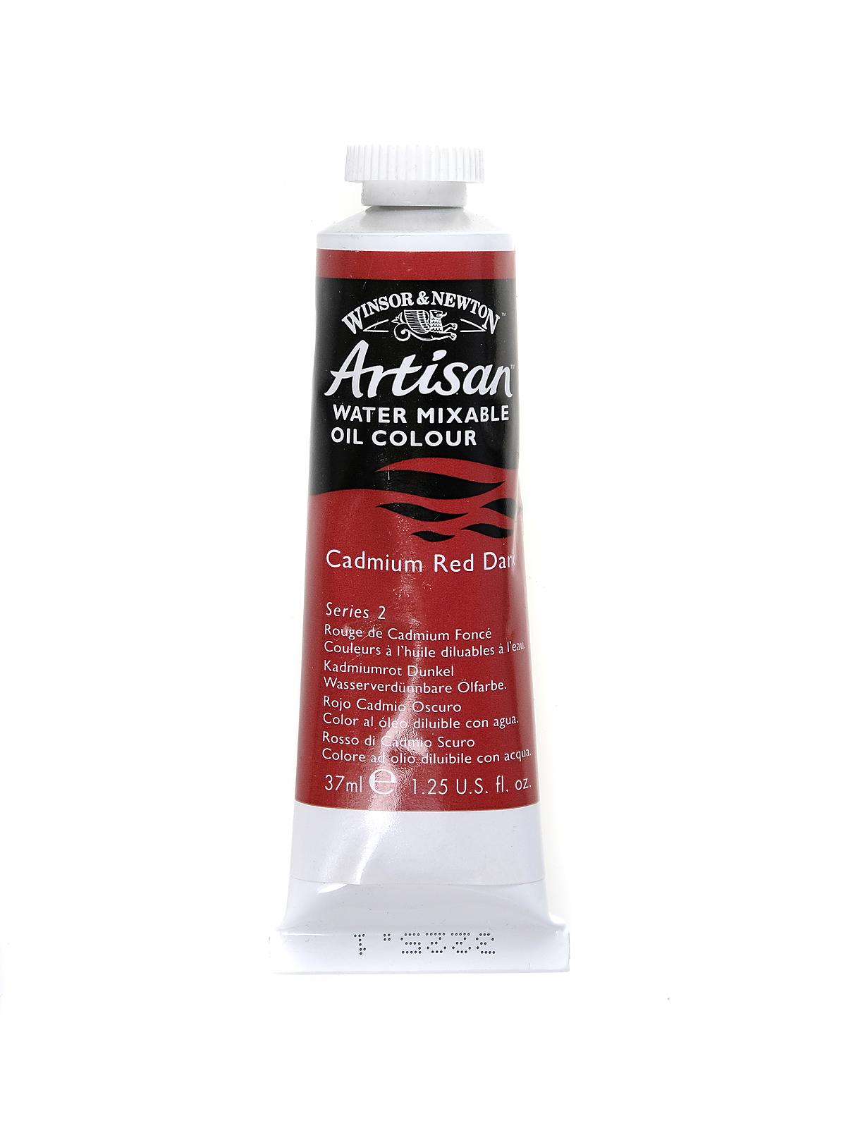 Artisan Water Mixable Oil Colours Cadmium Red Dark 37 Ml 104