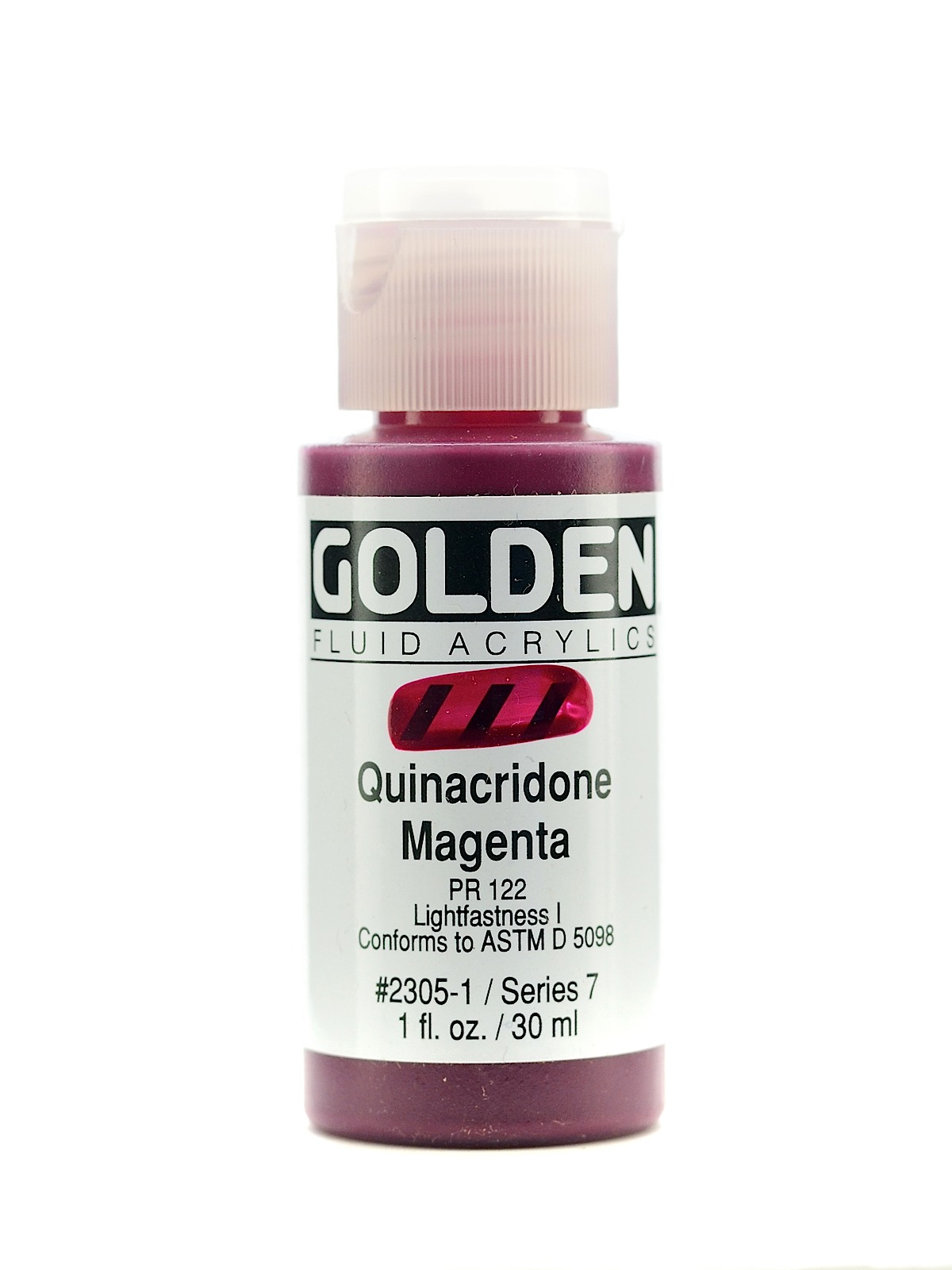 Fluid Acrylics quinacridone magenta 1 oz.