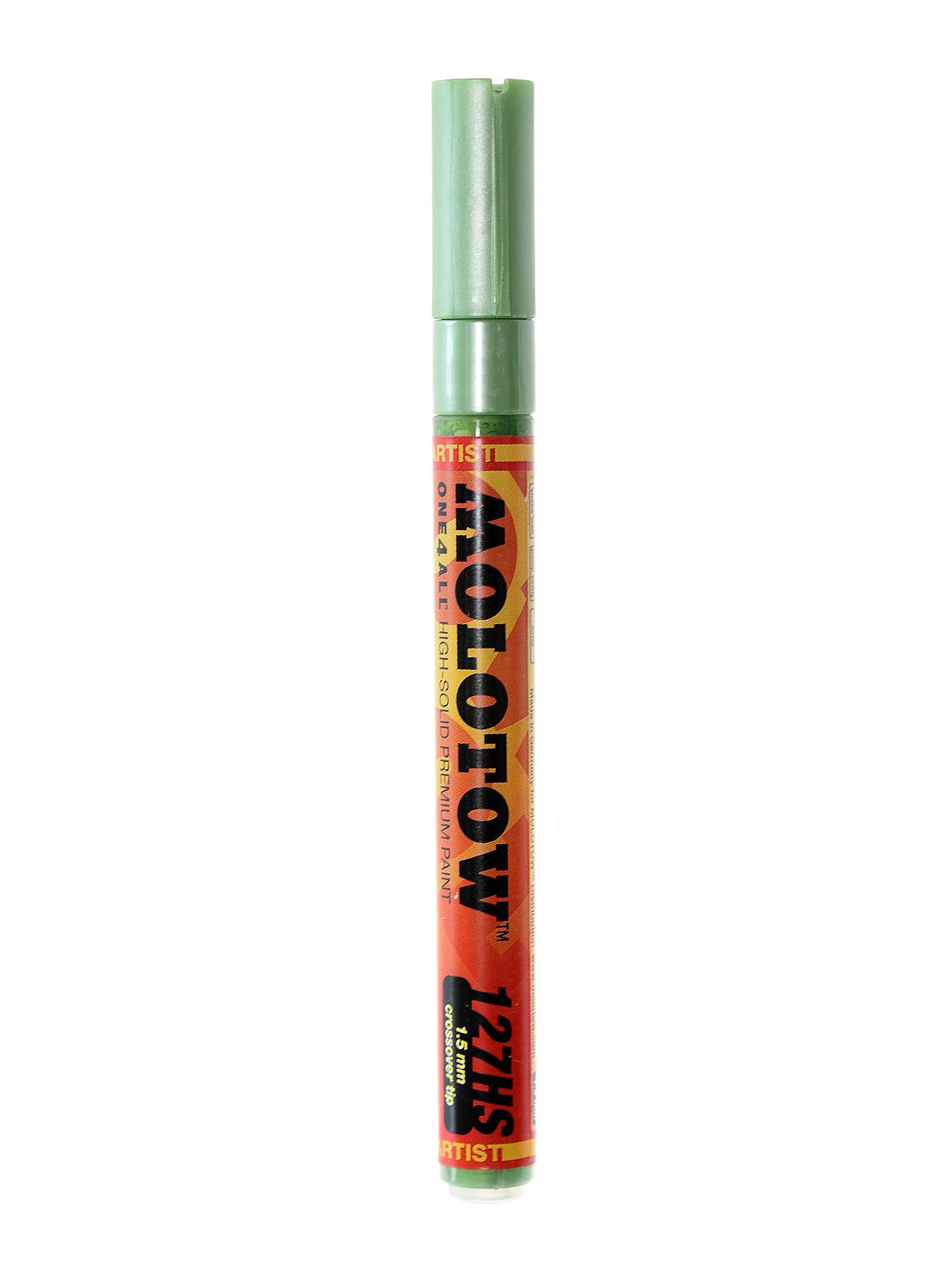 One4all Acrylic Paint Markers 1.5 Mm Metallic Light Green 226