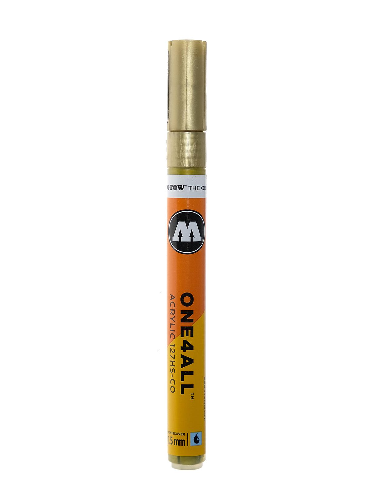 One4all Acrylic Paint Markers 1.5 Mm Metallic Gold 224