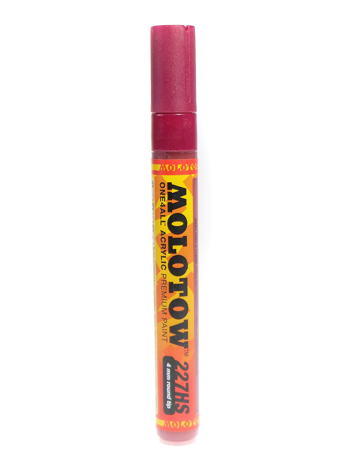 One4all Acrylic Paint Markers 4 Mm Burgundy 204