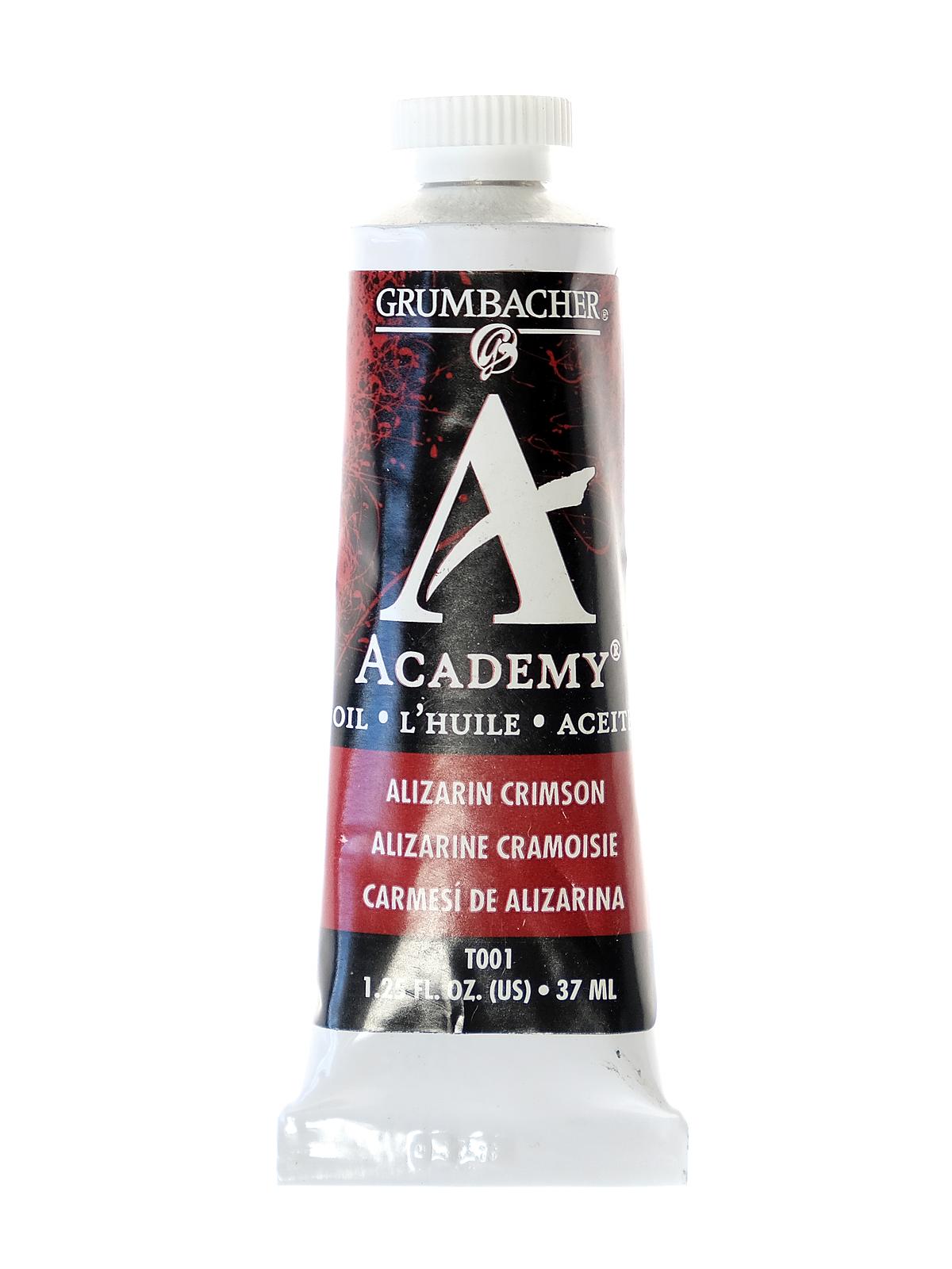 Academy Oil Colors alizarin crimson 1.25 oz.