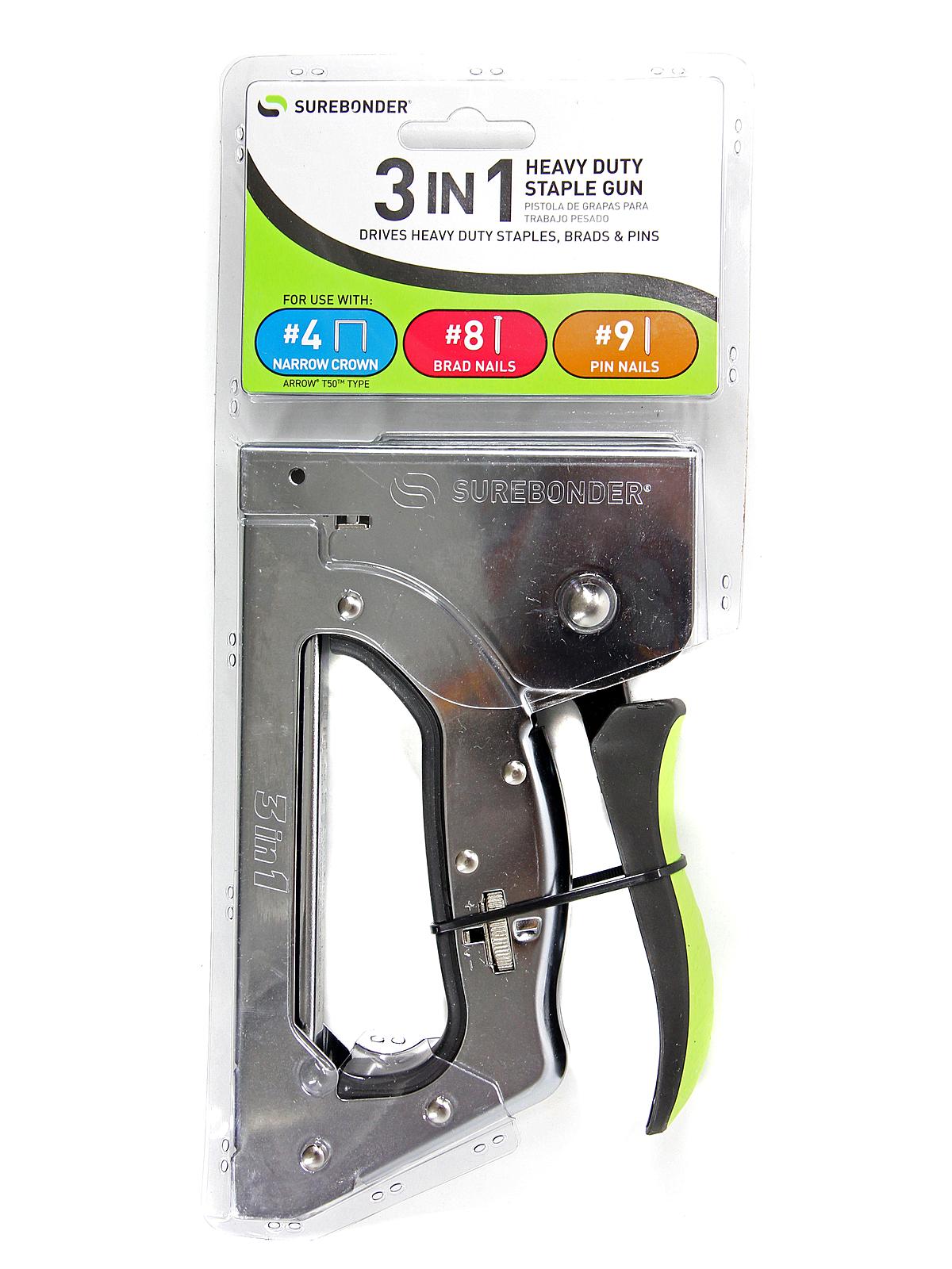 3 In 1 Heavy Duty Staple Gun Each