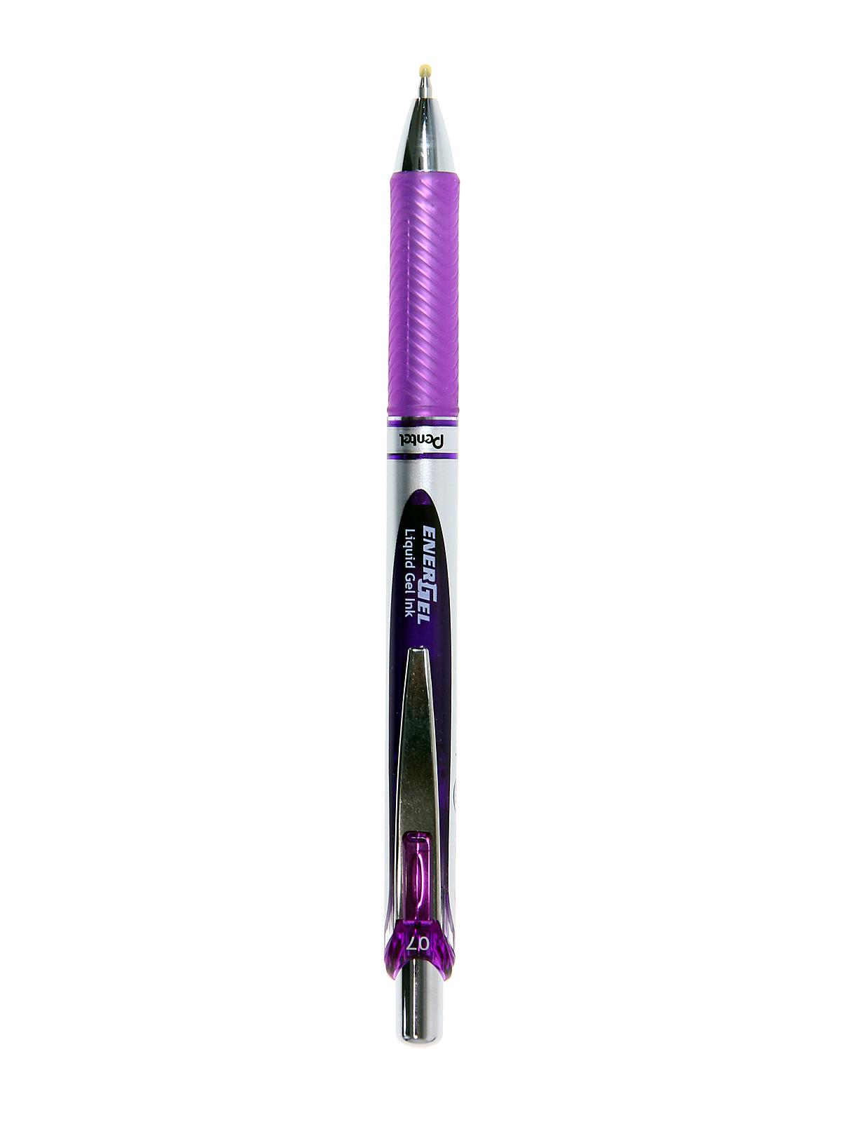 EnerGel RTX Retractable Liquid Gel Pen violet 0.7 mm each