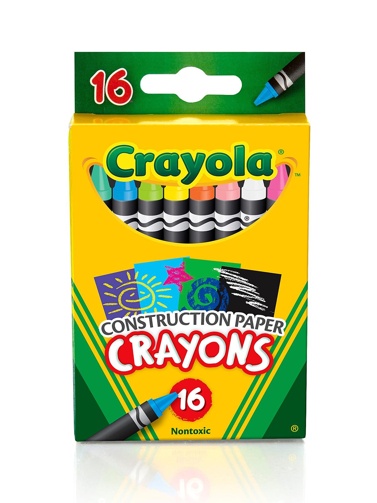 Construction Paper Crayons Box Of 16