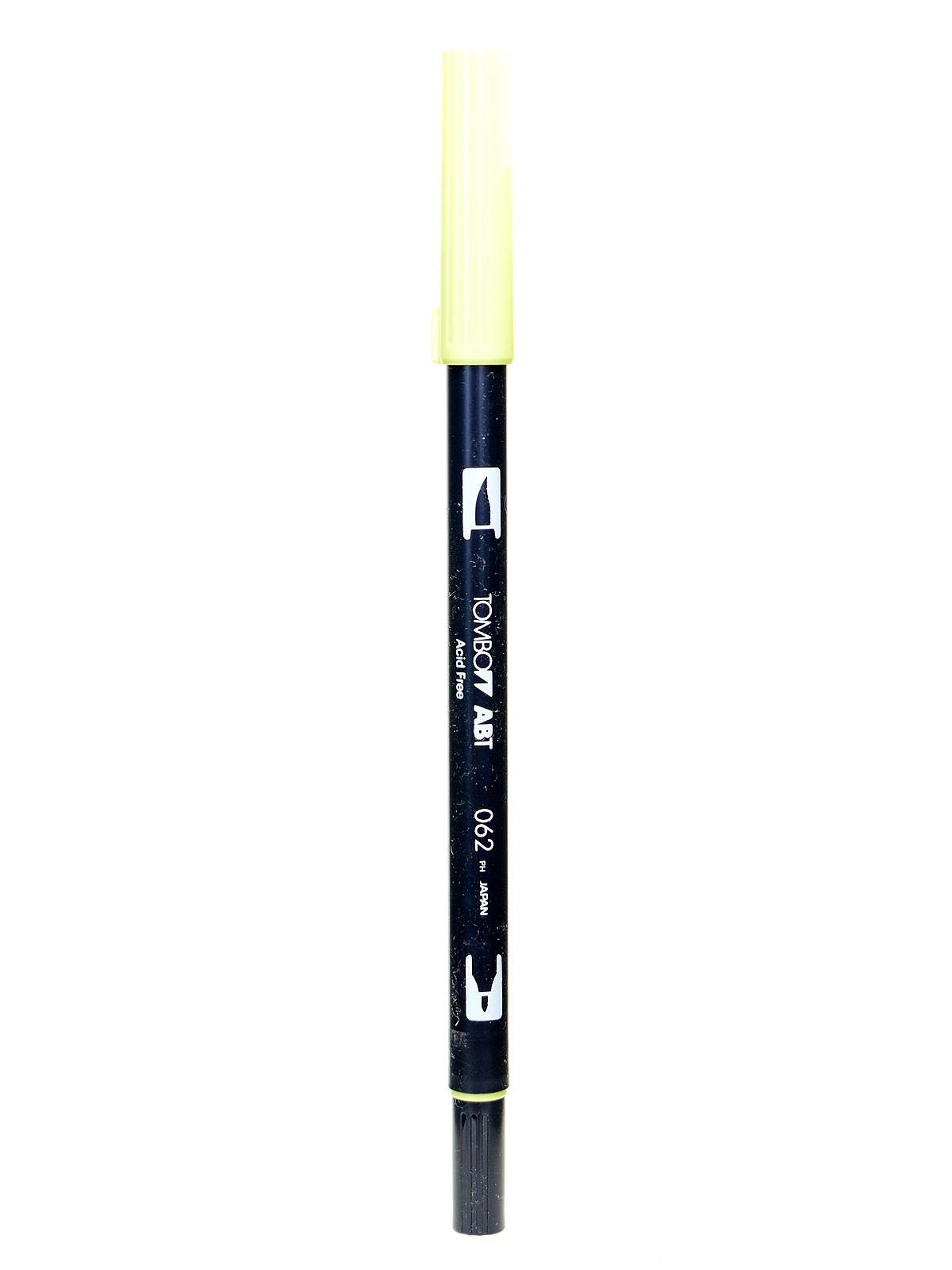 Dual End Brush Pen Pale Yellow 062