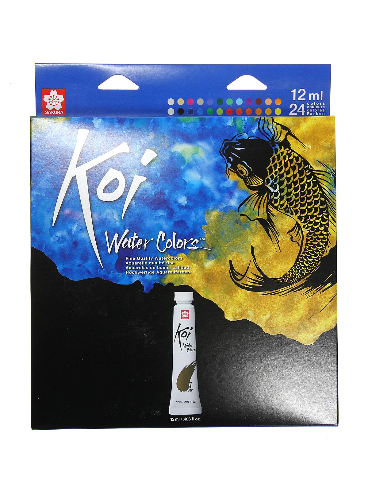 Koi Water Color Sets set of 24