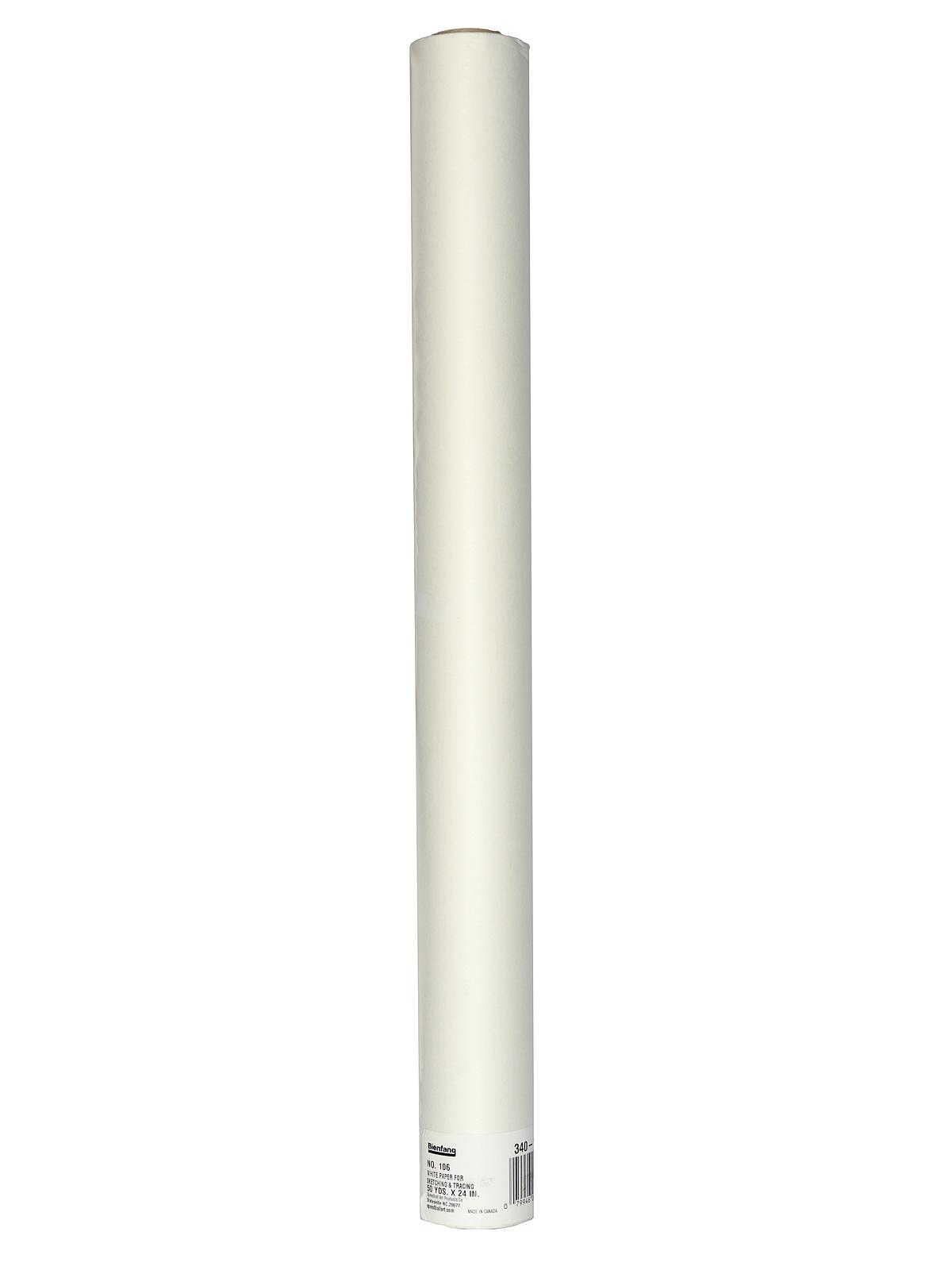 No.106 White Paper for Sketching & Tracing 24 in. x 50 yd. roll