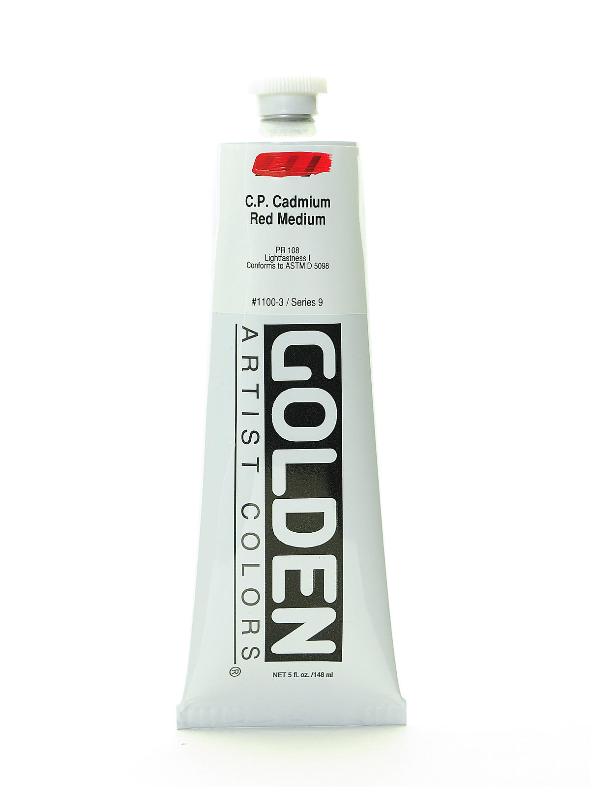 Heavy Body Acrylics cadmium red medium (CP) 5 oz.