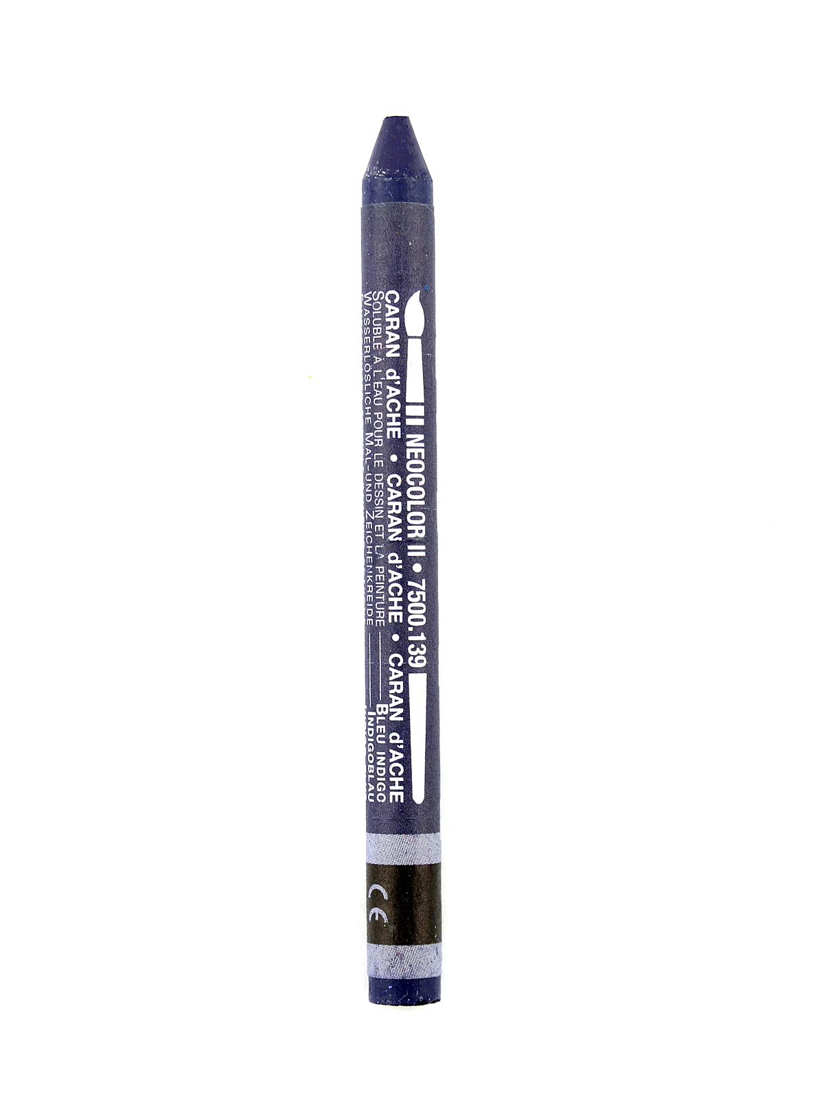 Neocolor II Aquarelle Water Soluble Wax Pastels indigo blue