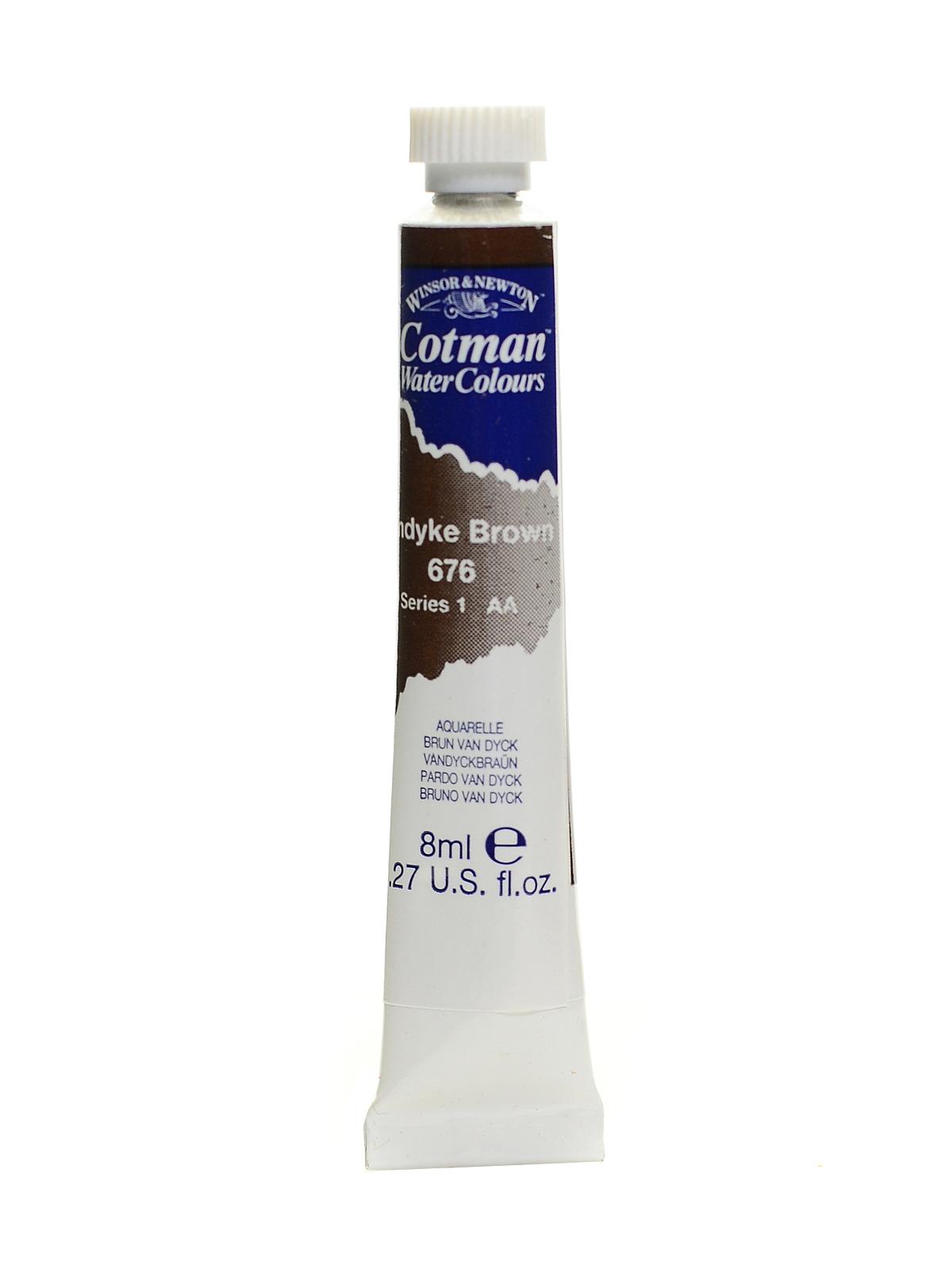 Cotman Water Colours Vandyke brown 676 8 ml