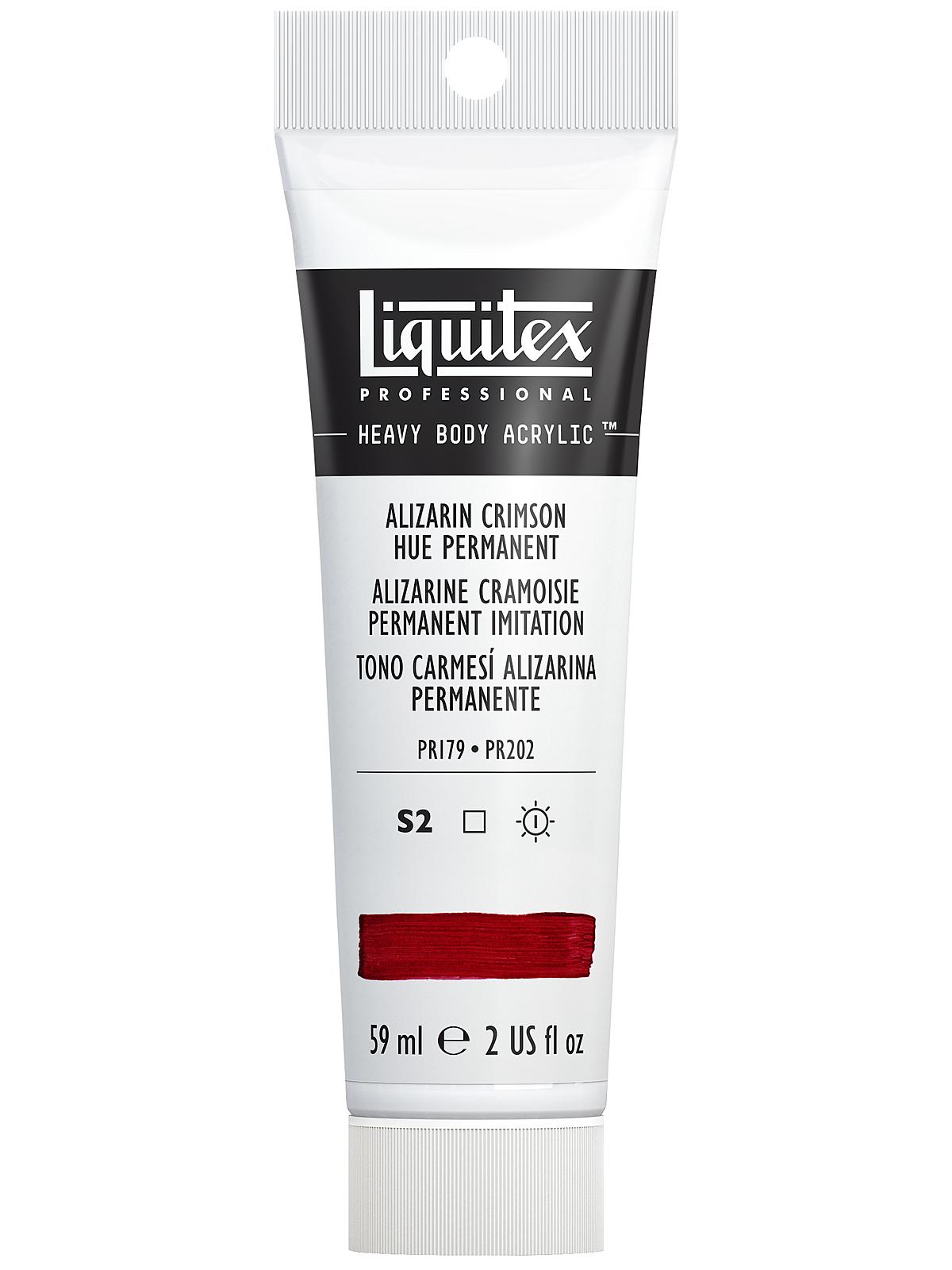 Heavy Body Professional Artist Acrylic Colors alizarin crimson hue permanent 4.65 oz.