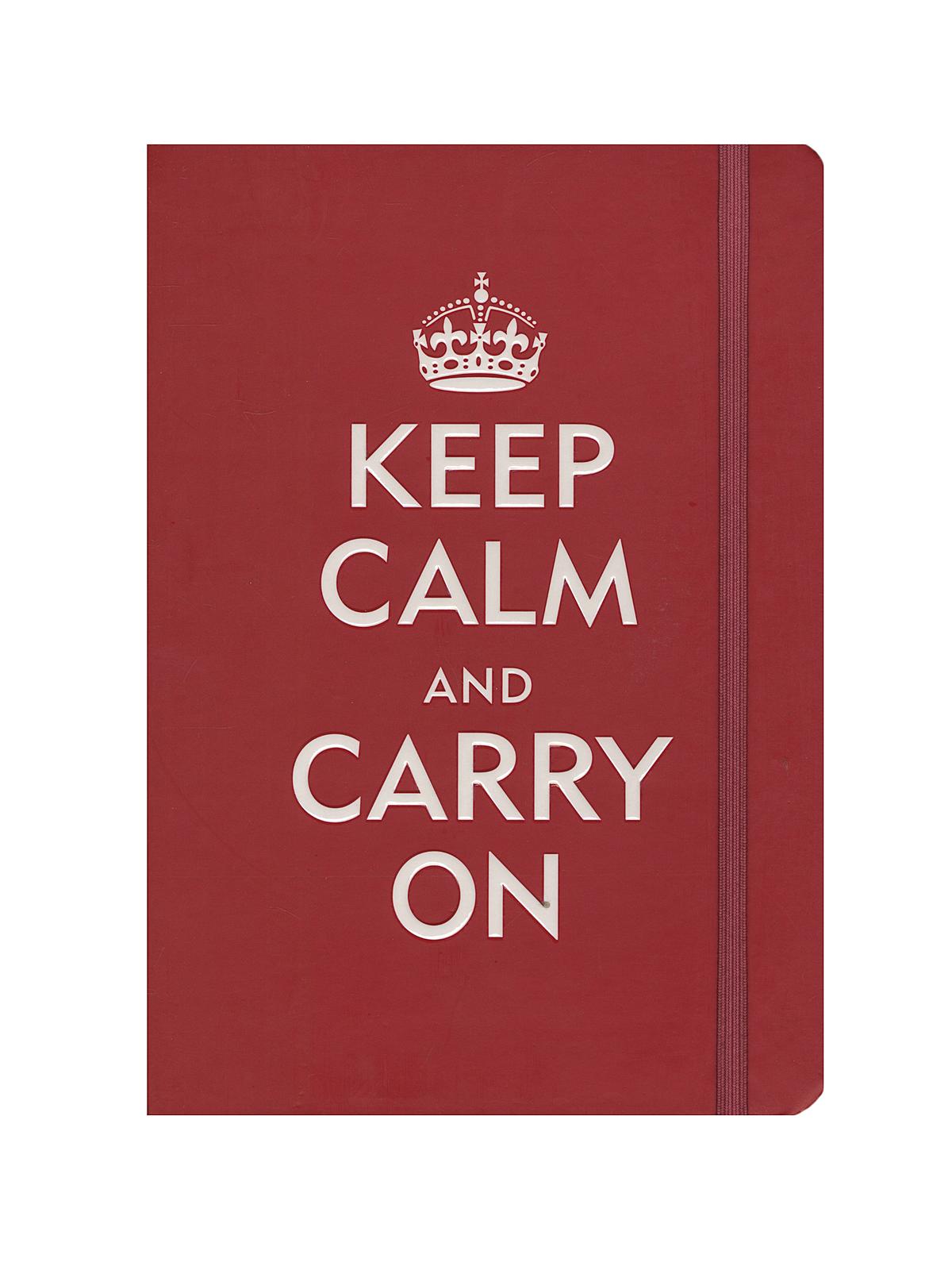 Small Format Journals Keep Calm & Carry On 5 In. X 7 In. 160 Pages