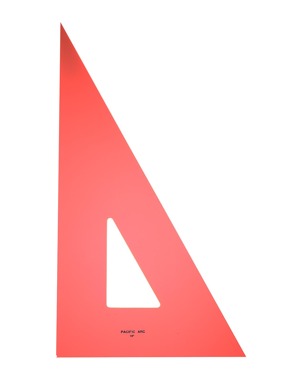 Professional Fluorescent Triangles 18 in. 30 60 degrees