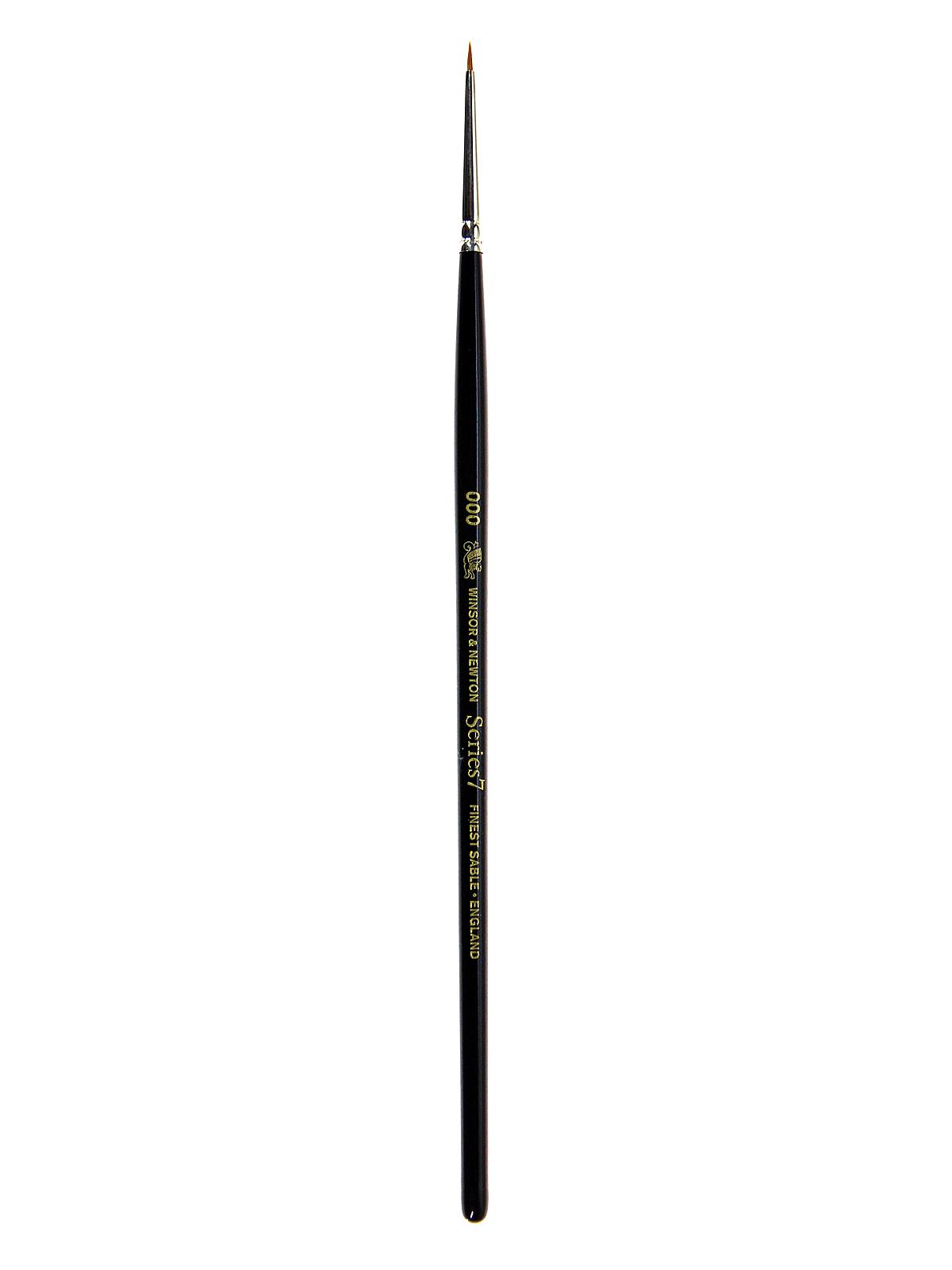 Series 7 Kolinsky Sable Pointed Round Brushes 3 0