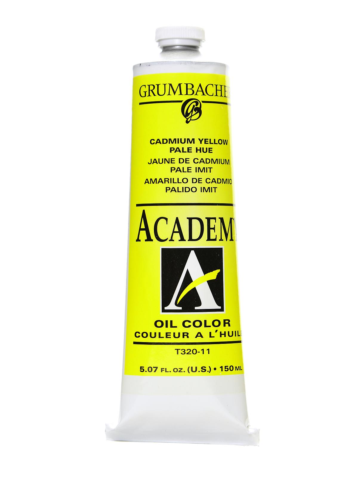 Academy Oil Colors cadmium yellow pale hue 5.07 oz.