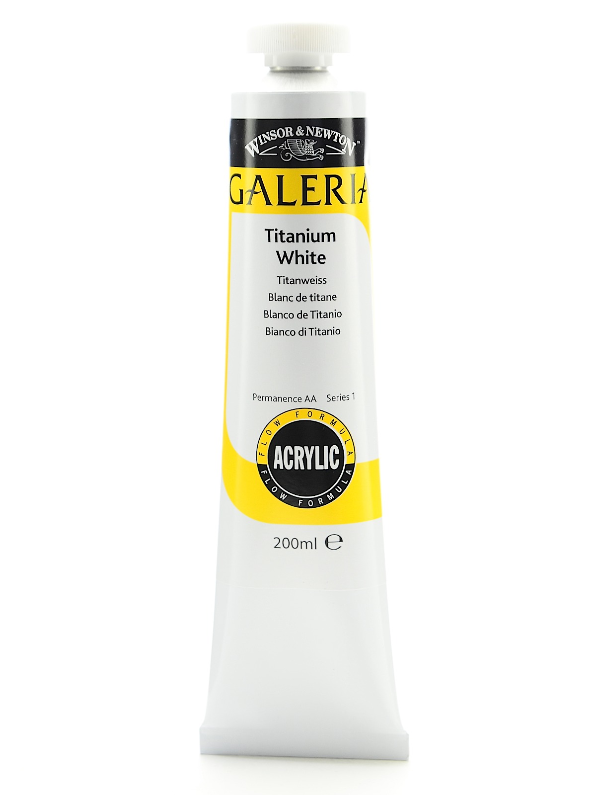 Galeria Flow Formula Acrylic Colours titanium white 200 ml 644