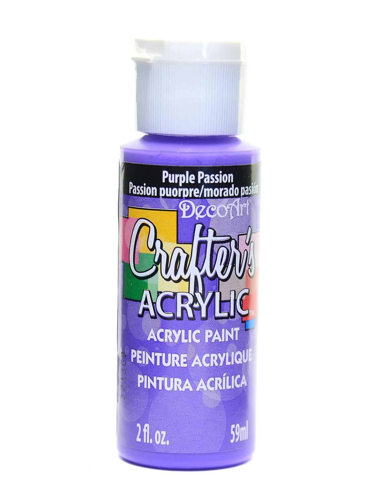 Crafters Acrylic 2 oz purple passion