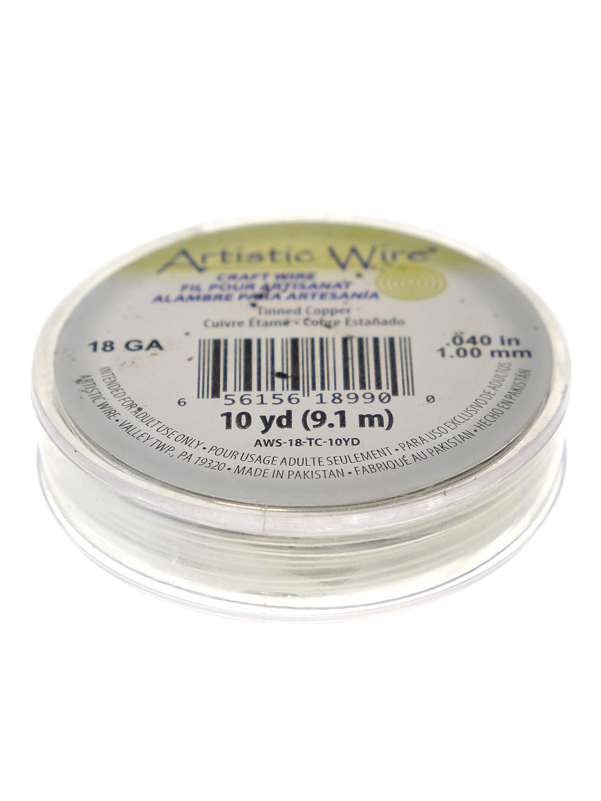 Spools 10 yd. tinned copper 18 gauge