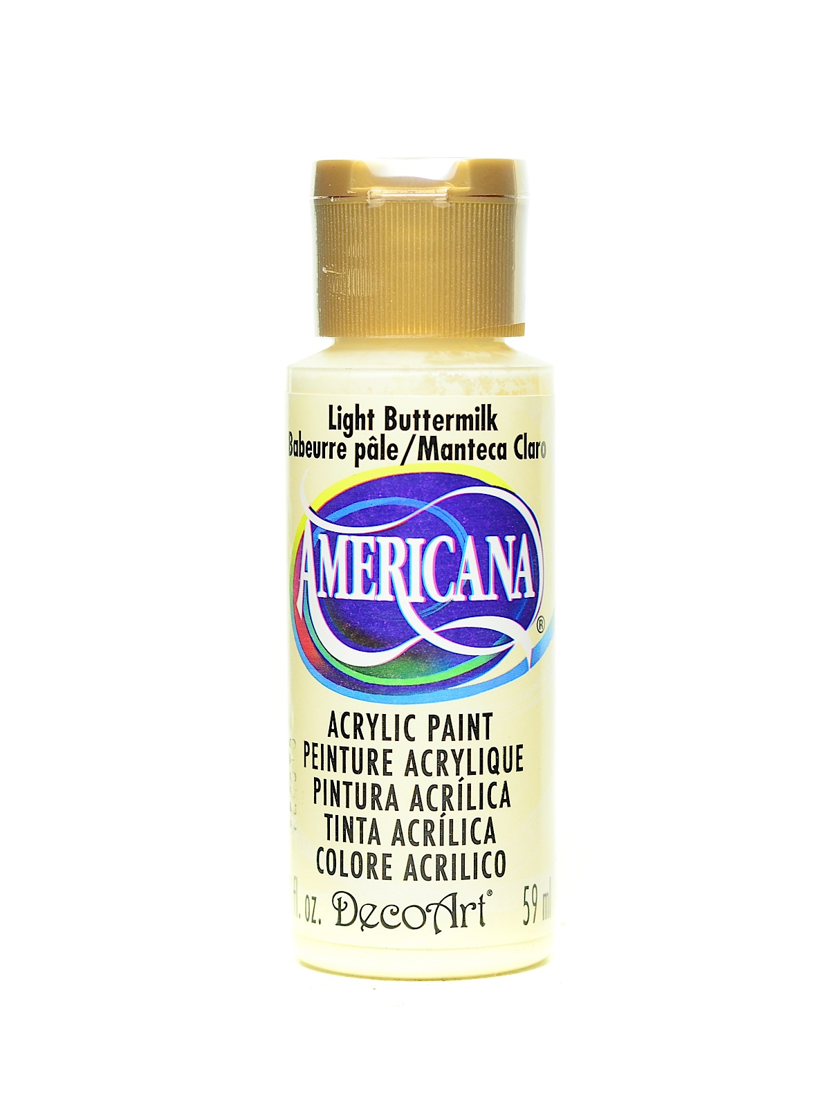 Americana Acrylic Paints light buttermilk 2 oz.