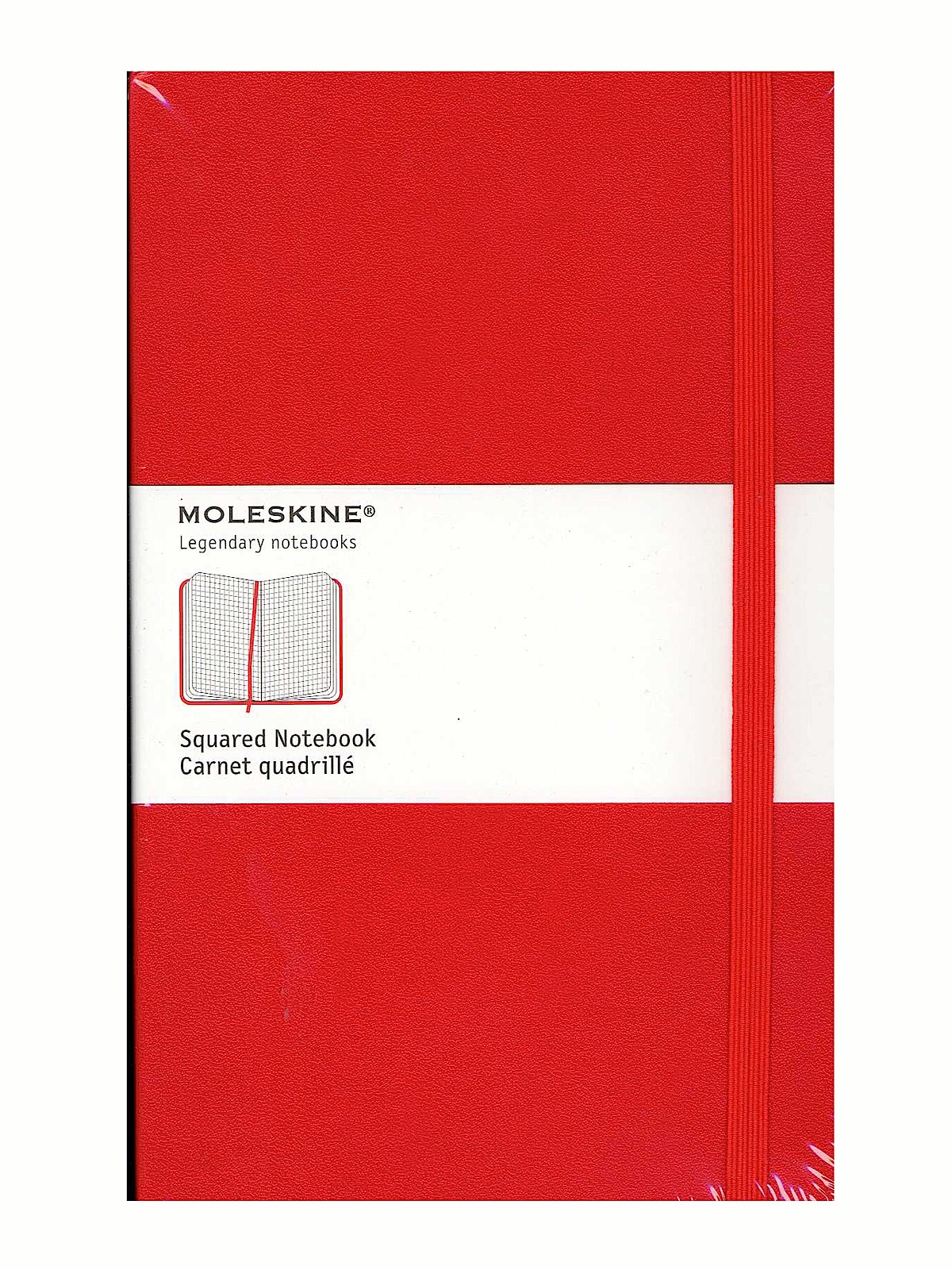 Classic Hard Cover Notebooks Red 3 1 2 In. X 5 1 2 In. 192 Pages, Squared