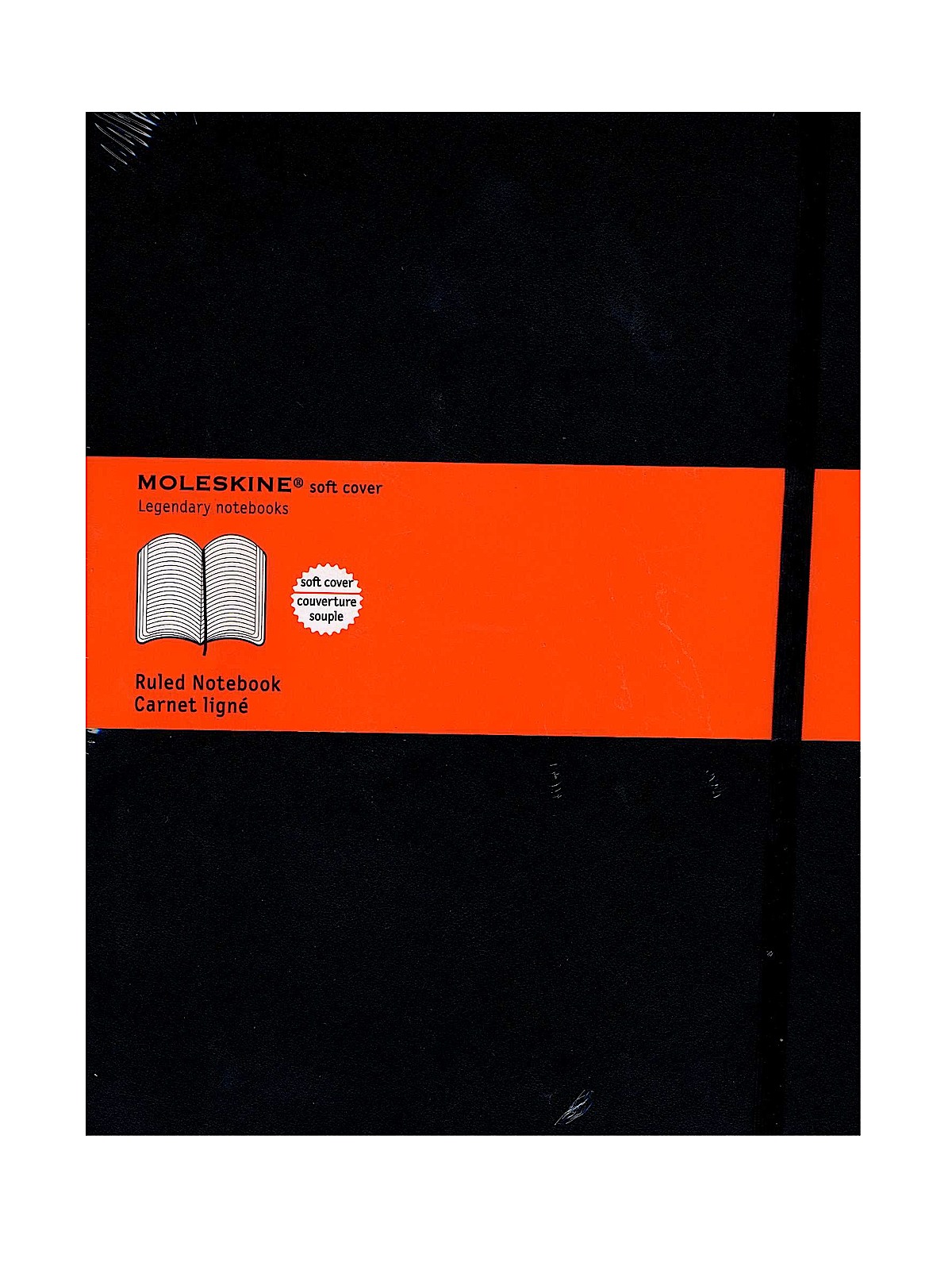 Classic Soft Cover Notebooks black 7 1 2 in. x 10 in. 192 pages, lined