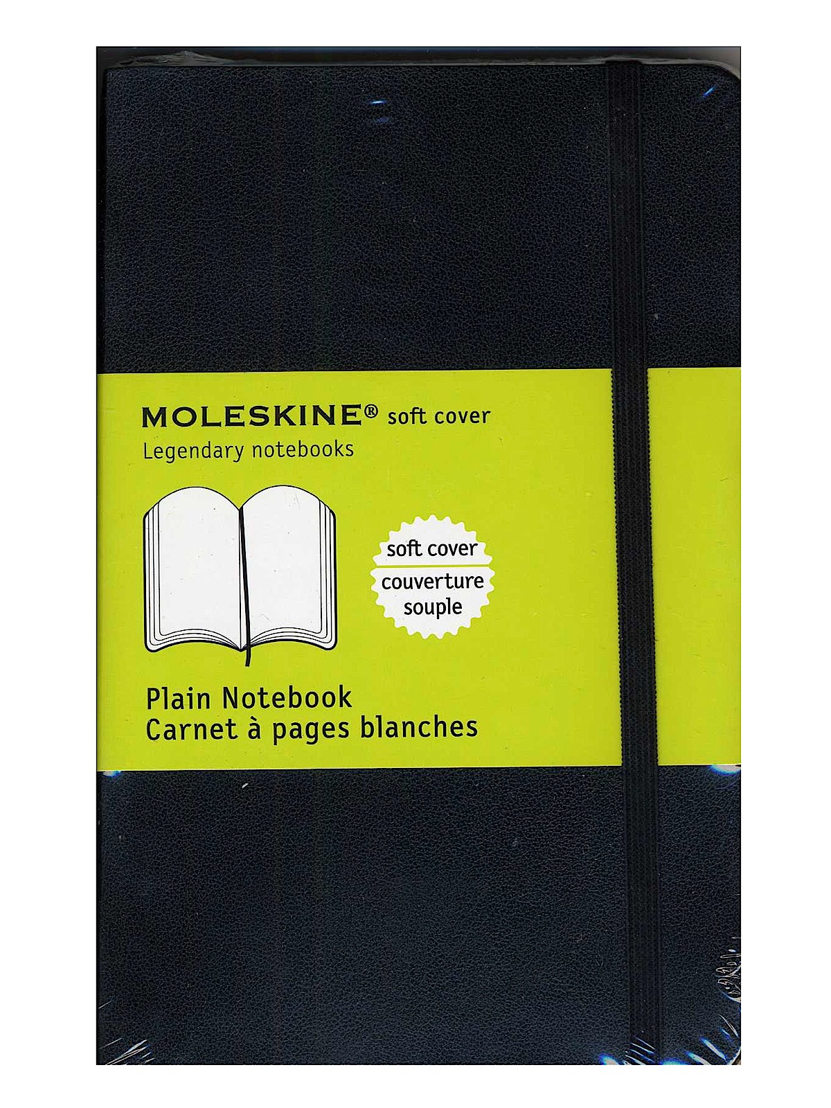 Classic Soft Cover Notebooks Black 3 1 2 In. X 5 1 2 In. 192 Pages, Unlined