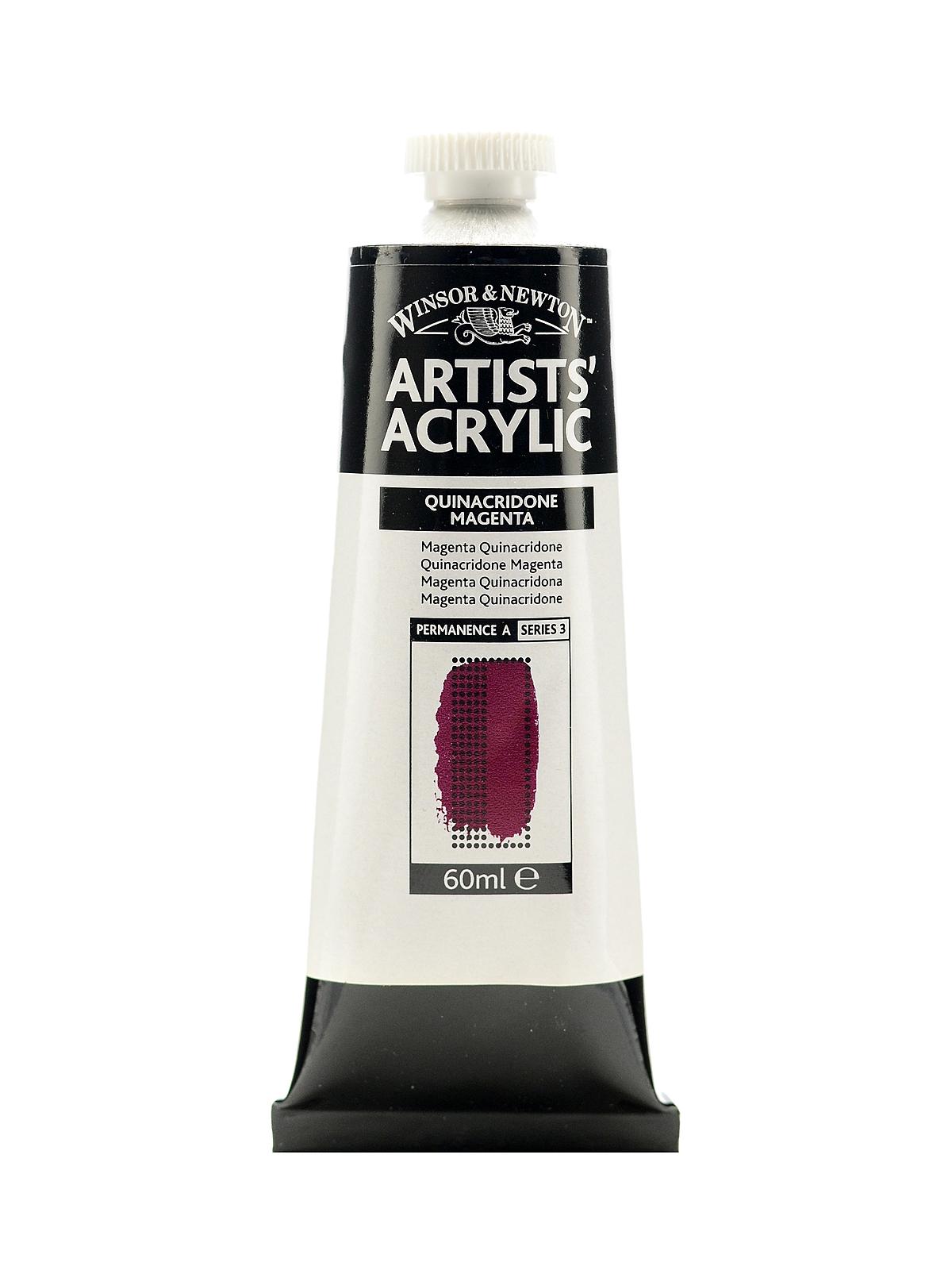 Professional Acrylic Colours quinacridone magenta 60 ml 545