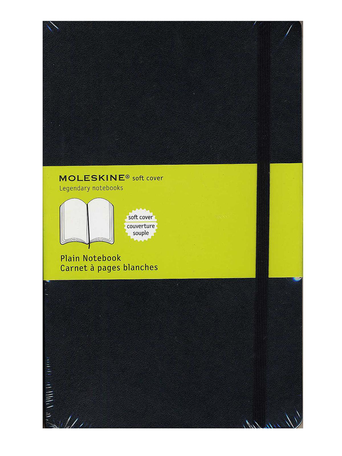 Classic Soft Cover Notebooks Black 5 In. X 8 1 4 In. 192 Pages, Unlined
