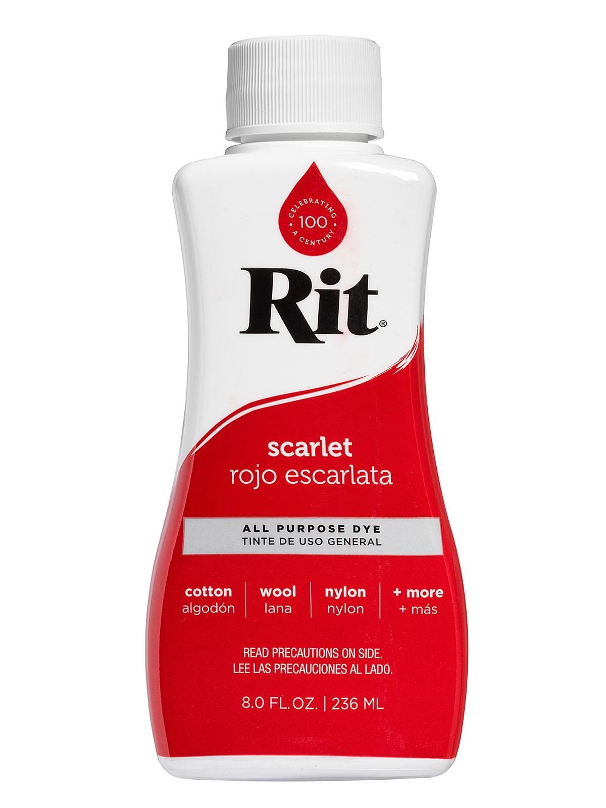 Dyes scarlet liquid 8 oz. bottle