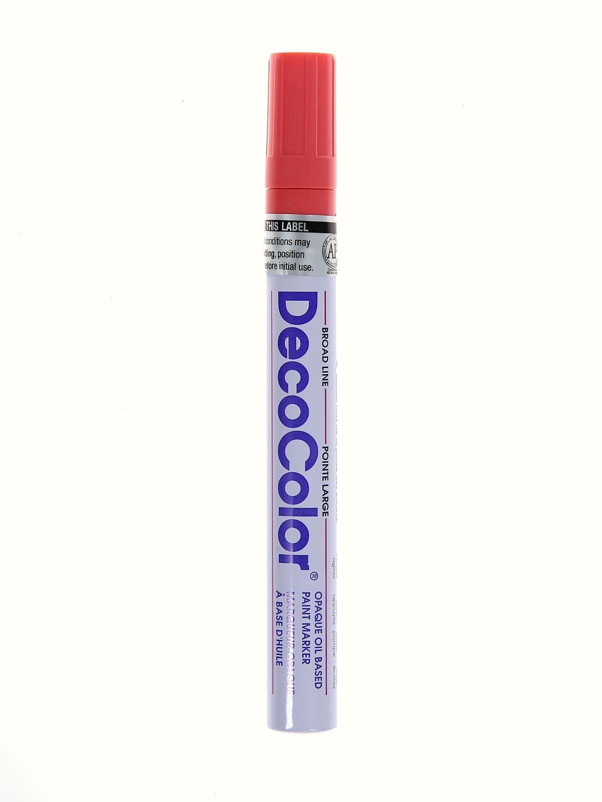 Decocolor Oil-Based Paint Markers coral pink broad