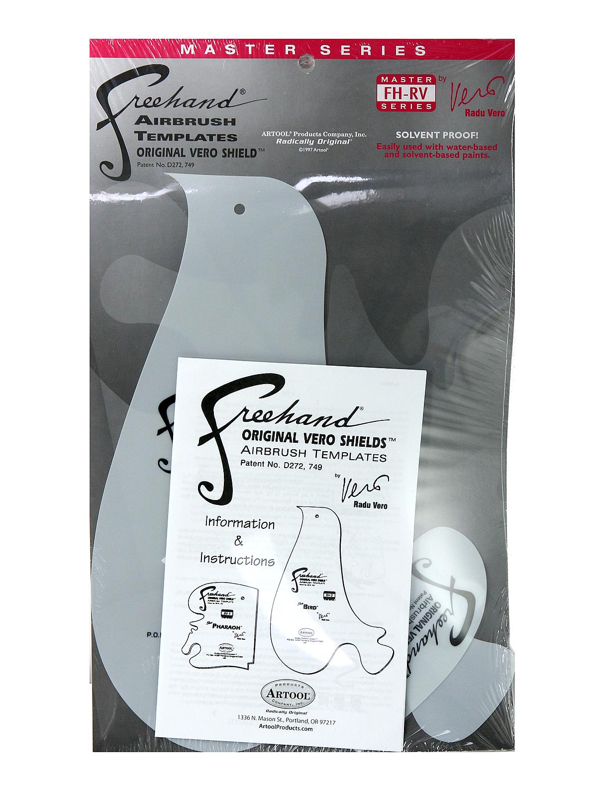 Freehand Airbrush Template Master Series by Radu Vero set of 2