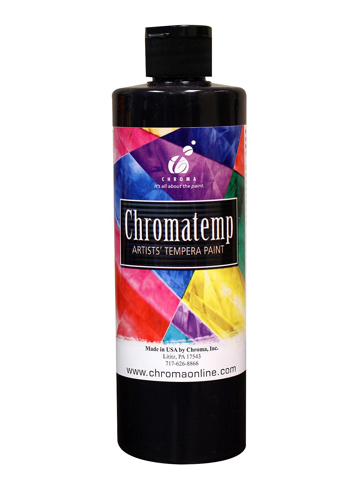 ChromaTemp Pearlescent Tempera Paint black 500 ml