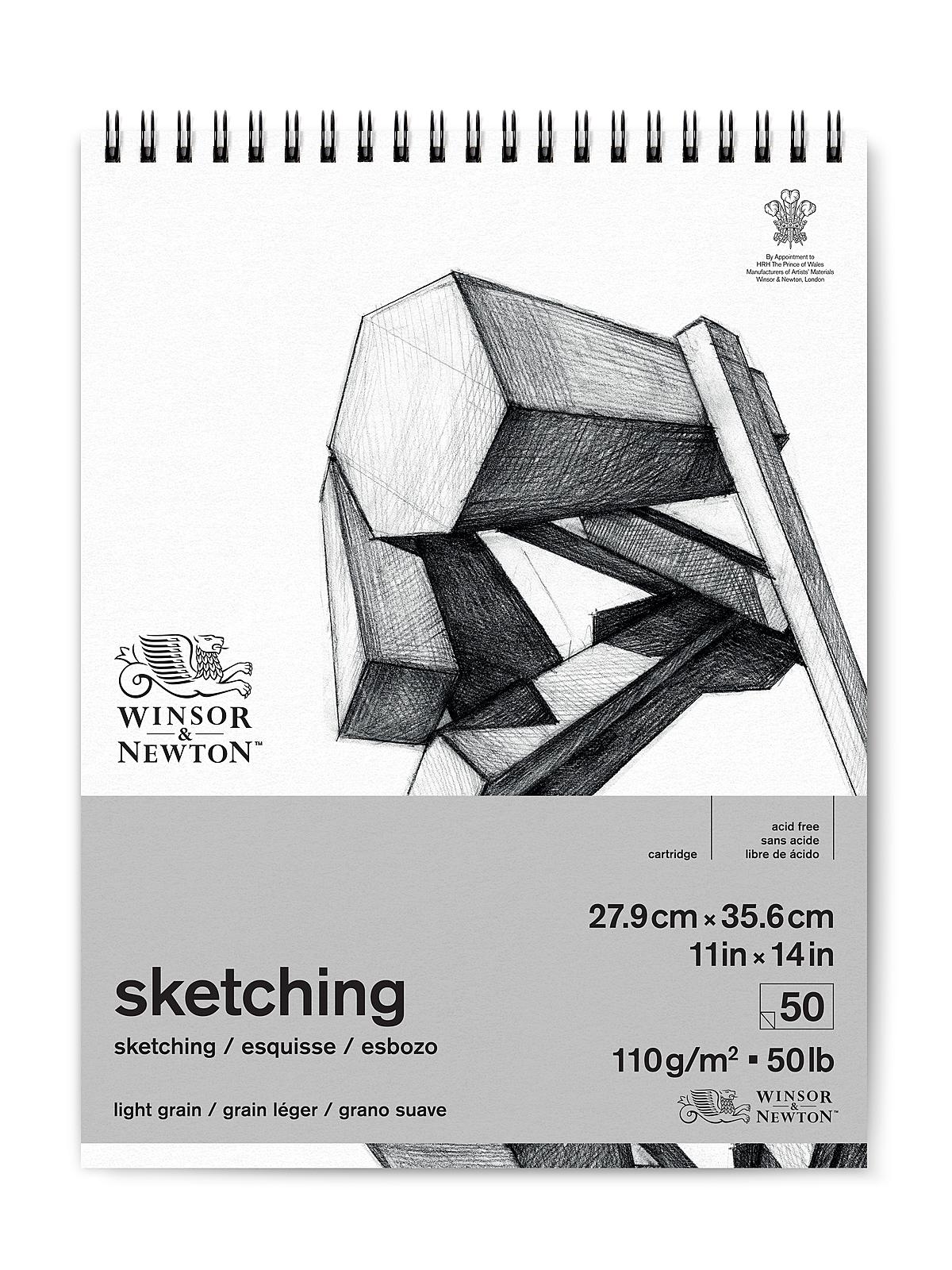 Sketching Pads wirebound 11 in. x 14 in. 50 sheets