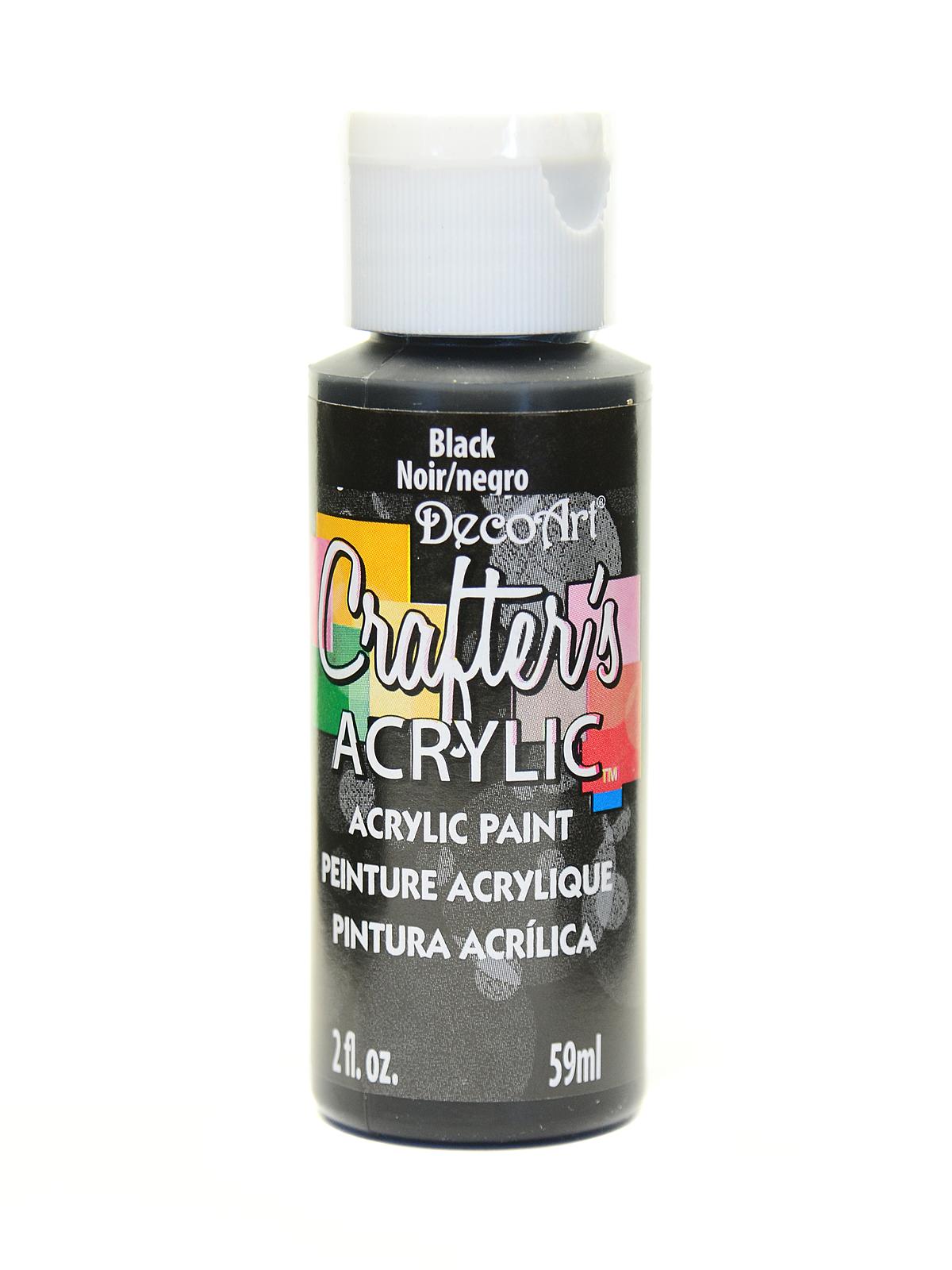 Crafters Acrylic 2 oz black