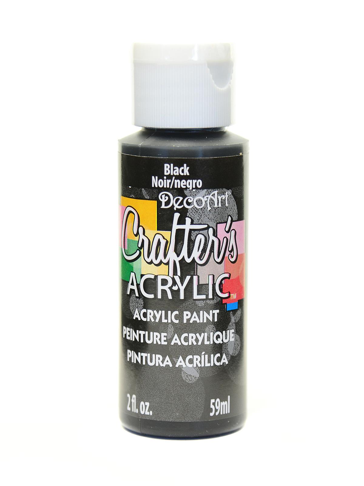 Crafters Acrylic 2 Oz Black