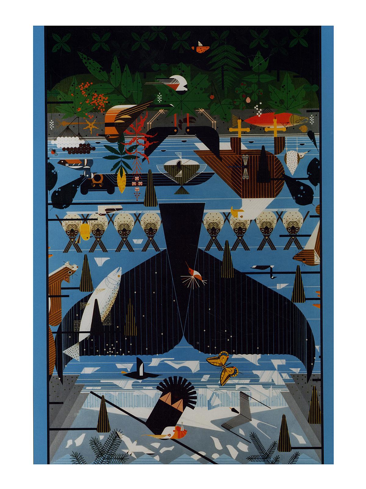 1000-Piece Jigsaw Puzzles Charley Harper: Glacier Bay, Alaska