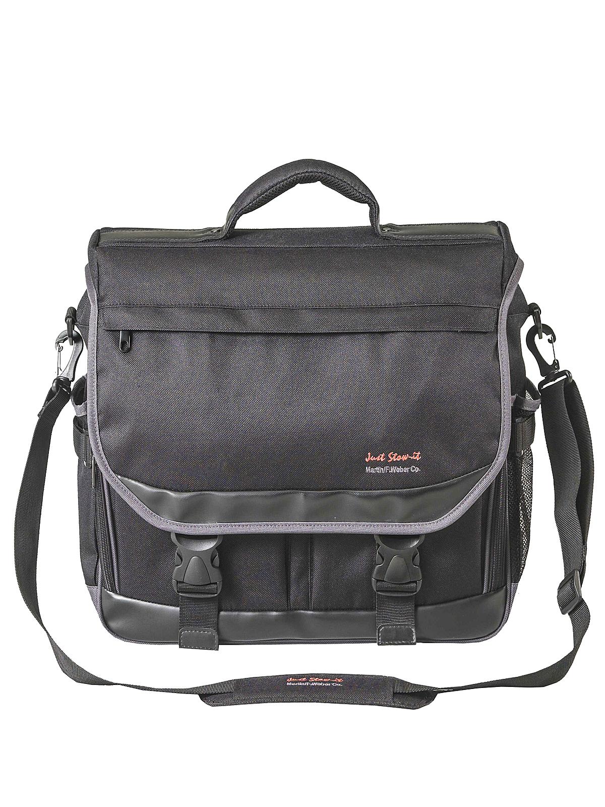 Just Stow-it Ultimate Artist Messenger Bag black